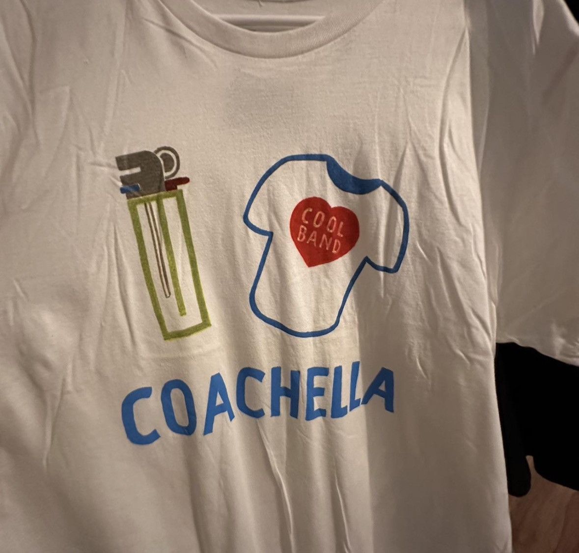 Other VINTAGE COACHELLA MERCHANDISE I LOVE COOL BANDS T SHIRT Size US XL / EU 56 / 4 - 1 Thumbnail
