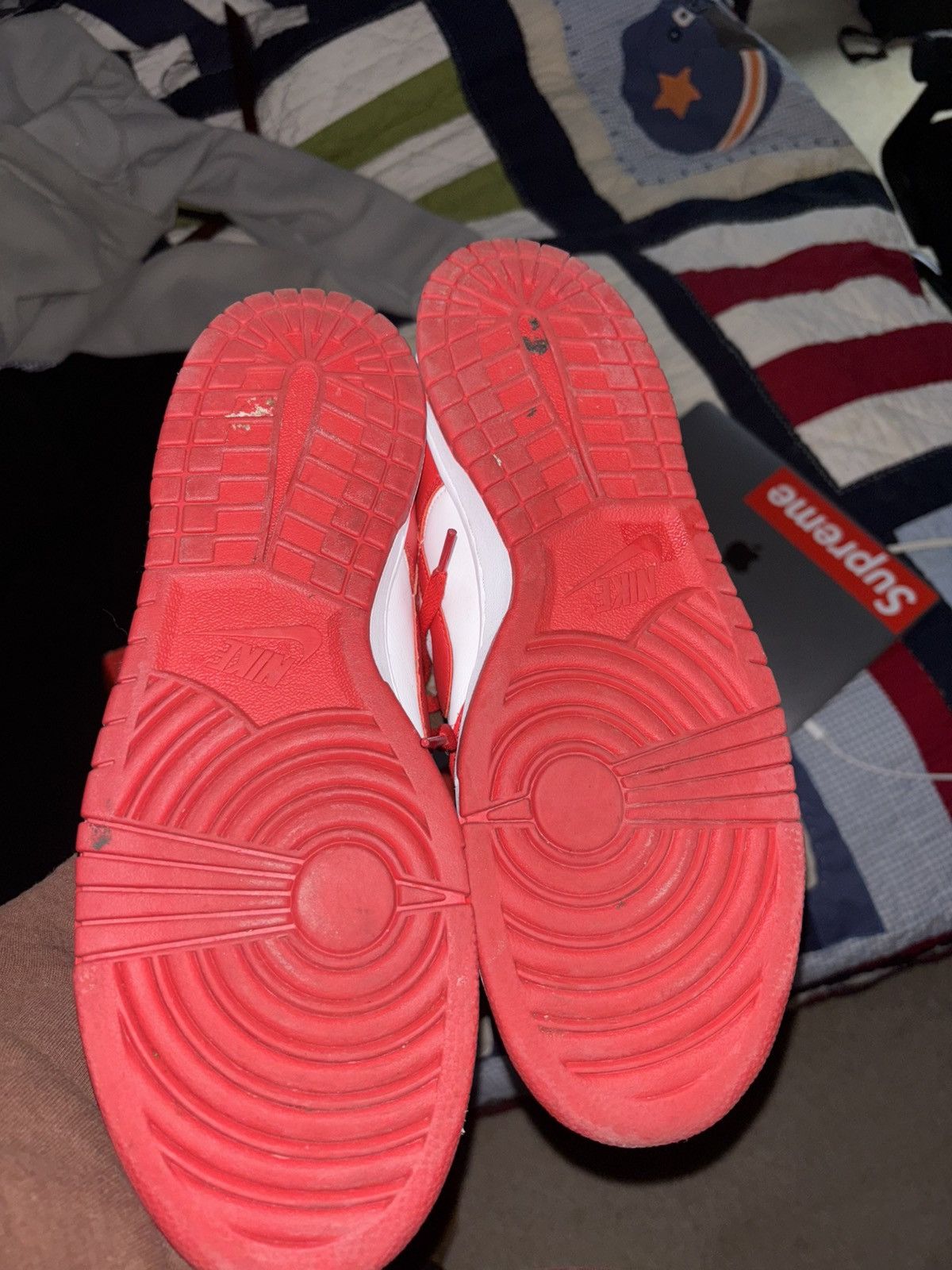 Nike Nike Dunk Low University Red Size US 10.5 / EU 43-44 - 5 Thumbnail