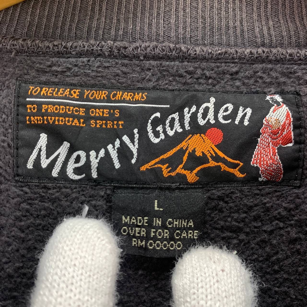 Japanese Brand MERRY GARDEN Sukajan Japan Sweatshirt #2321/02 Size US M / EU 48-50 / 2 - 9 Thumbnail