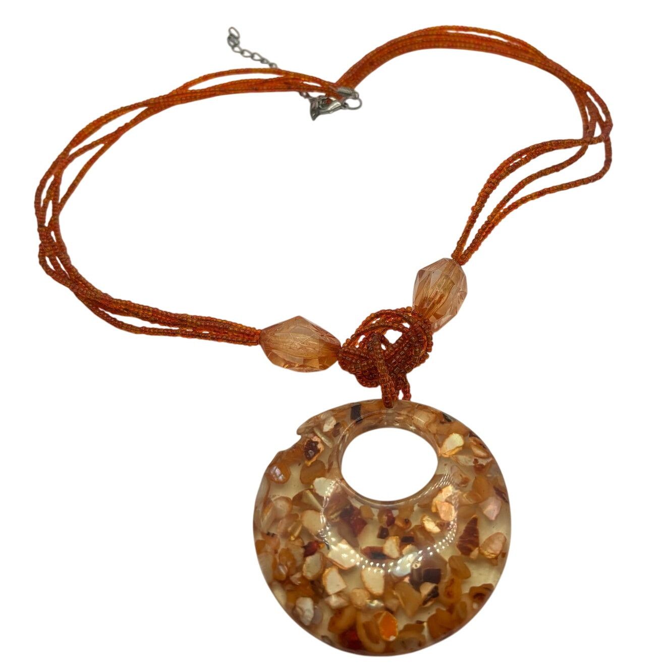 Other Vintage Brown Circle Necklace Size ONE SIZE - 4 Thumbnail