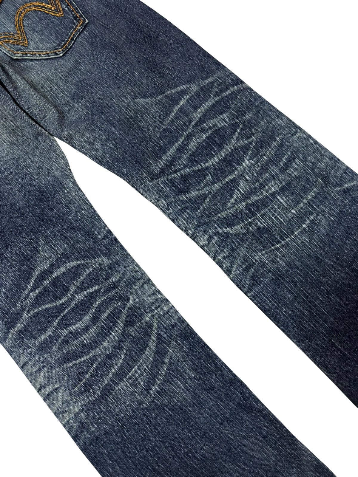 Edwin Vtg Edwin XV Japan Distressed Jeans Size US 29 - 7 Thumbnail