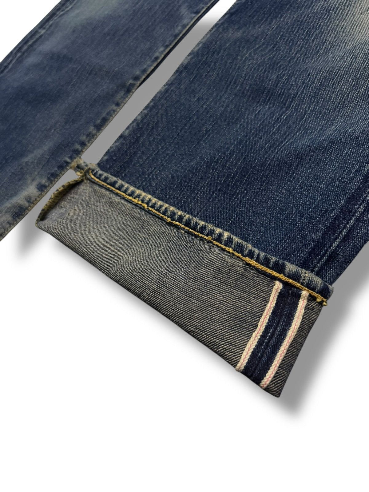 Japanese Brand Vintage 00s Acoustic Japanese Selvedge Denim Jeans | W31 Size US 31 - 8 Thumbnail
