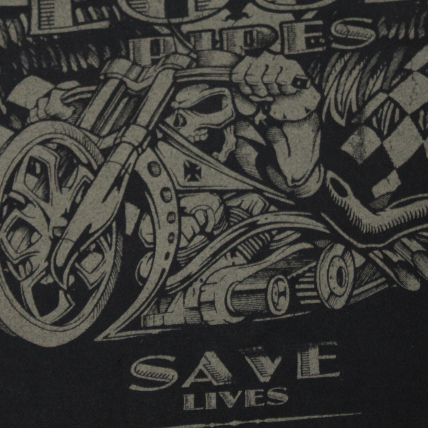 West Coast Choppers 2000S WEST COAST CHOPPERS “LOUD PIPES SAVE LIVES” TEE Size US XL / EU 56 / 4 - 3 Thumbnail