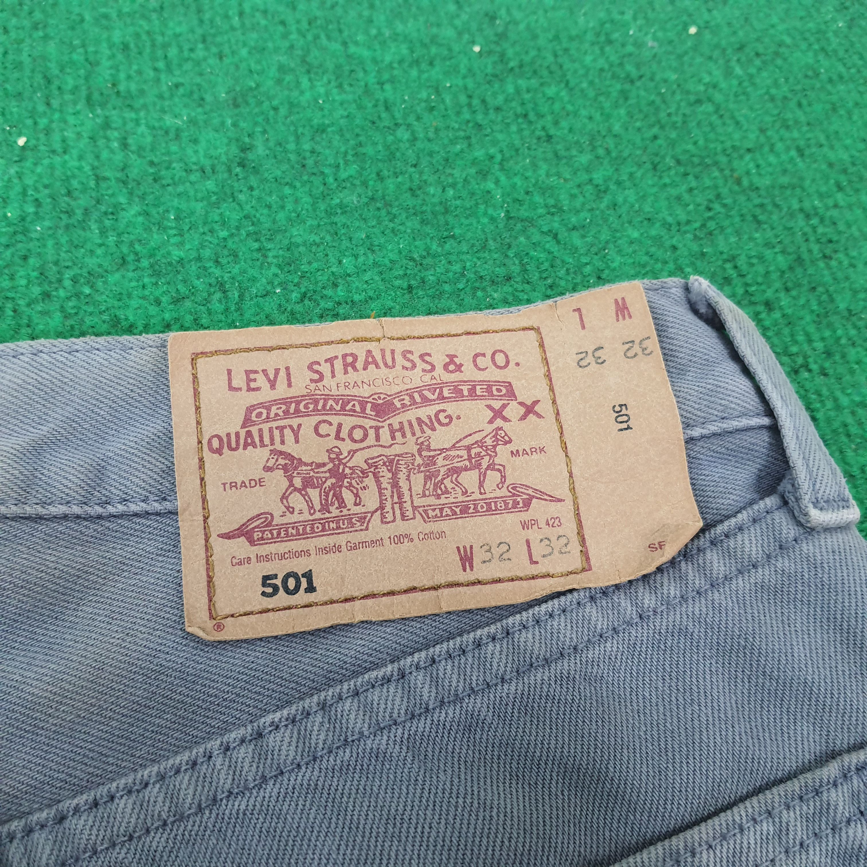 Levi's × Vintage Vintage Levi's Strauss 501 Denim Pants C235N36 Size US 29 - 3 Thumbnail