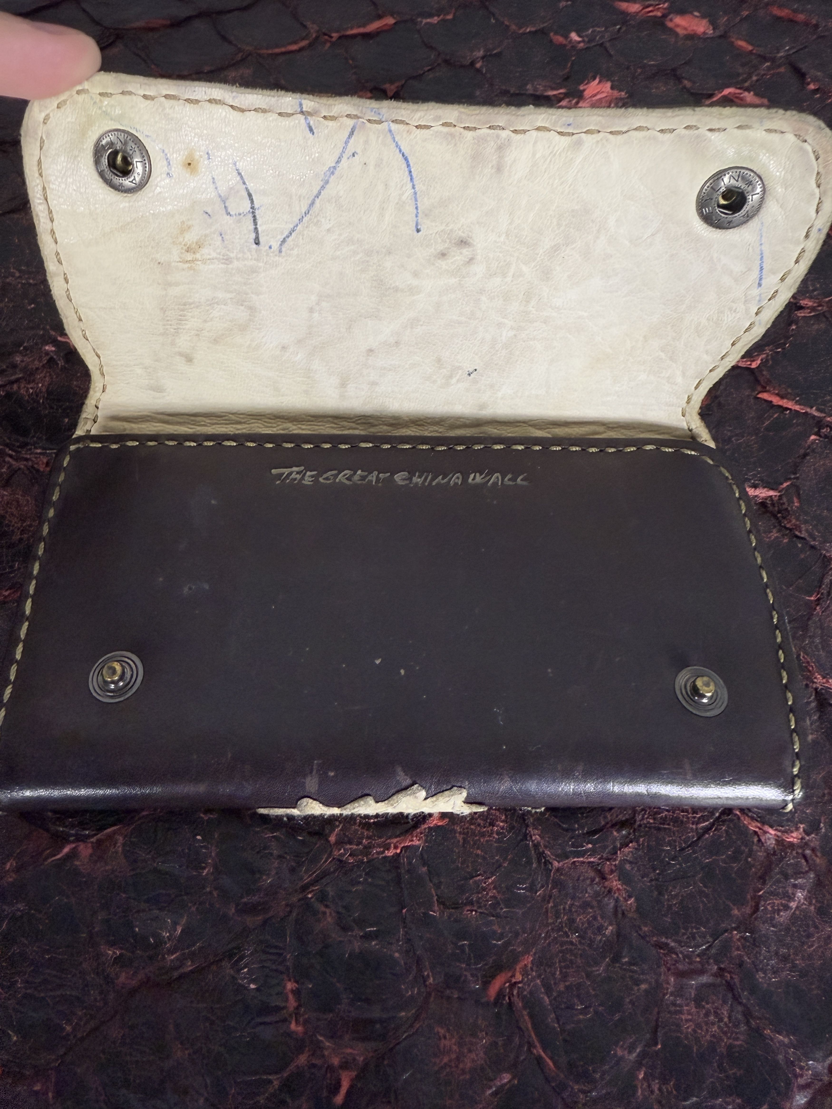 The Great China Wall The Great China Wall Leather EAGLE Wallet Size ONE SIZE - 4 Thumbnail