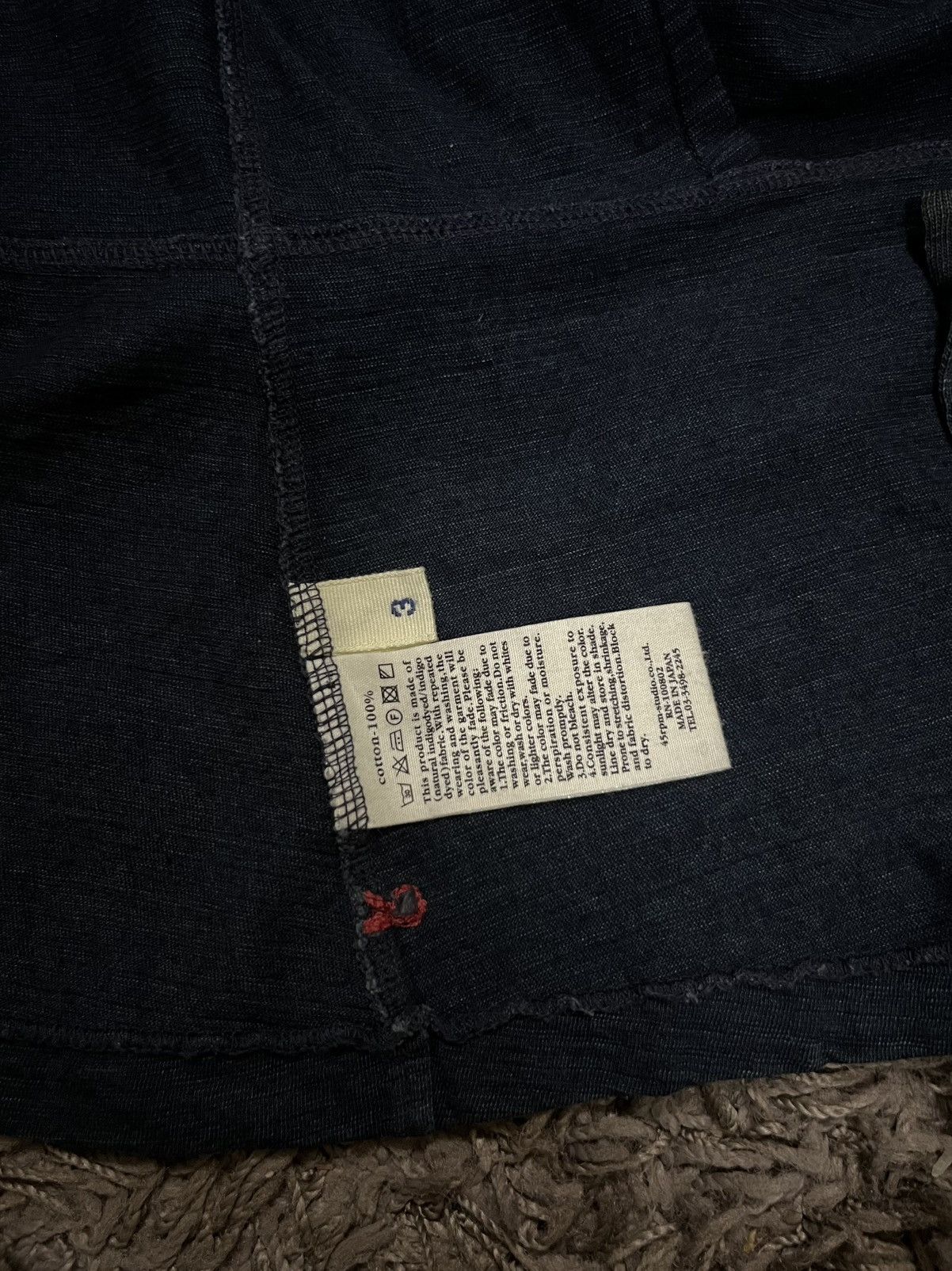45rpm 1990s shawl collar dark indigo cardigans #I Size M / US 6-8 / IT 42-44 - 6 Thumbnail