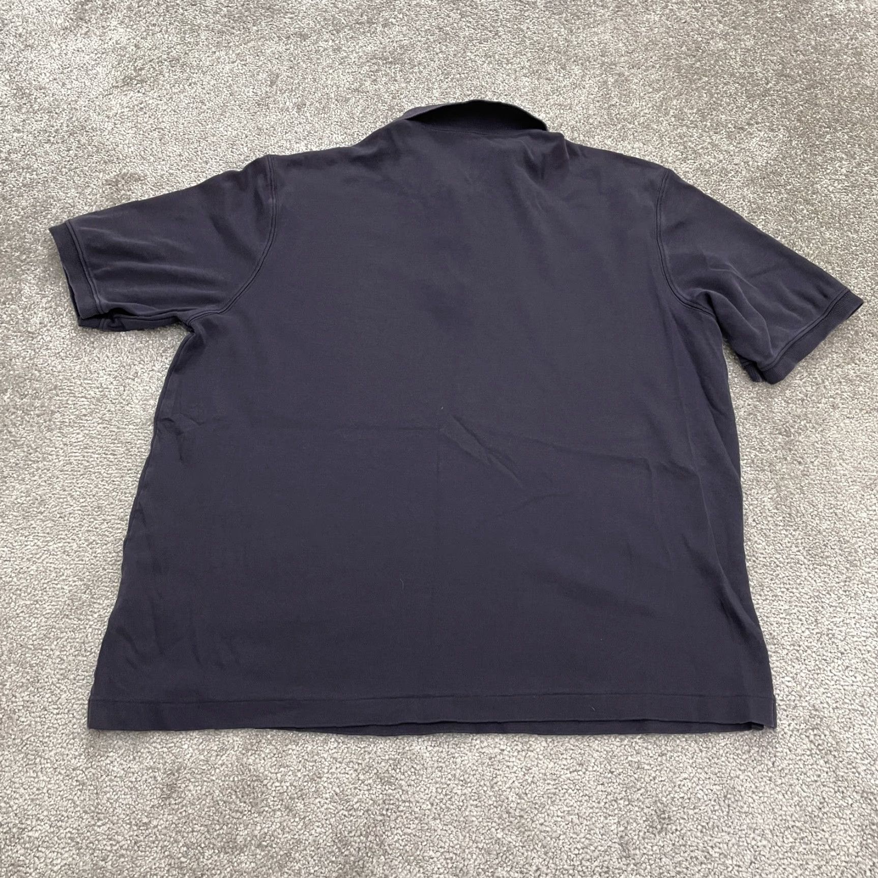 Lands' End Lands' End Polo Shirt Men's Large Purple Short Sleeve Cotton Activewear Golf Size US L / EU 52-54 / 3 - 2 Thumbnail