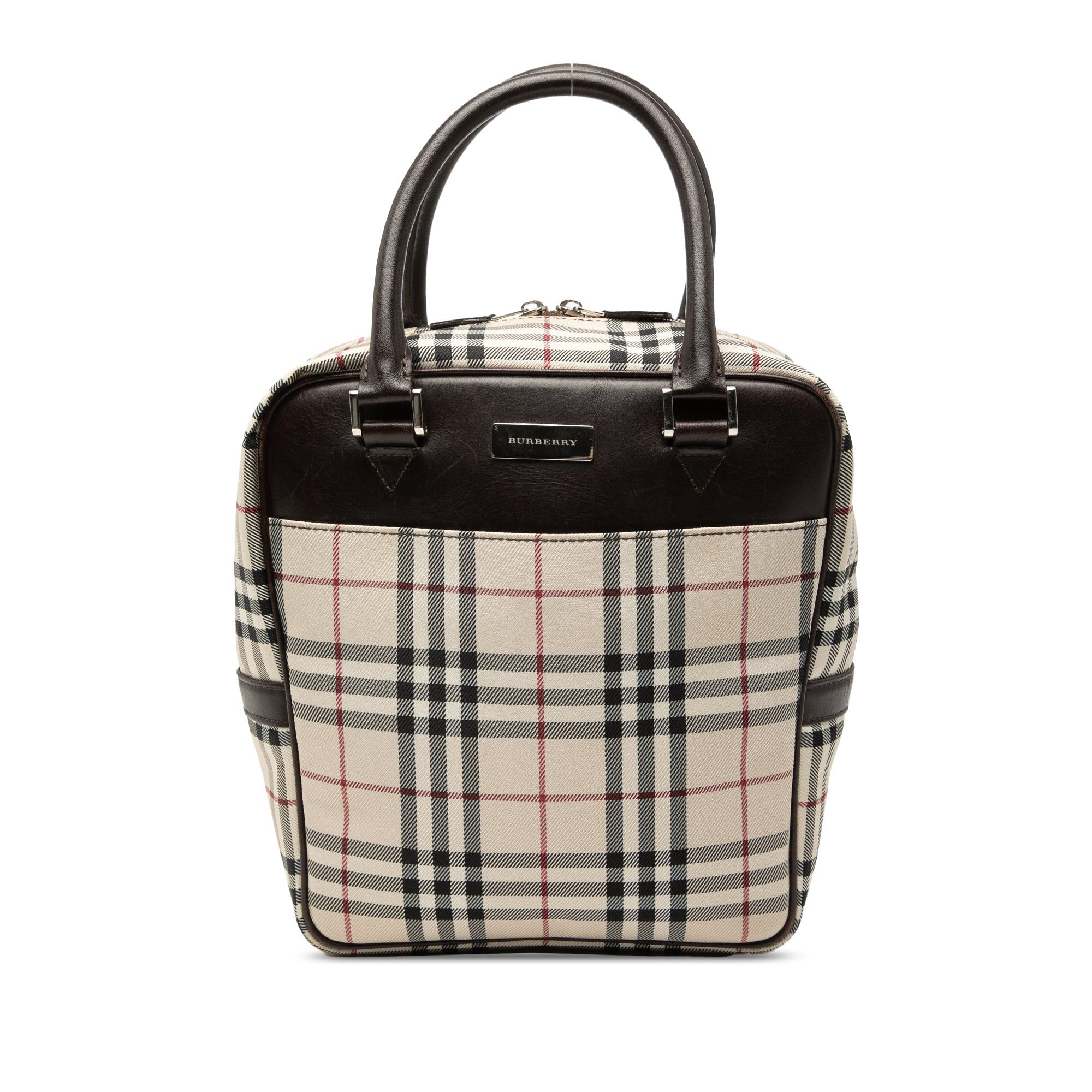 Burberry House Check Canvas Handbag Size ONE SIZE - 1 Thumbnail