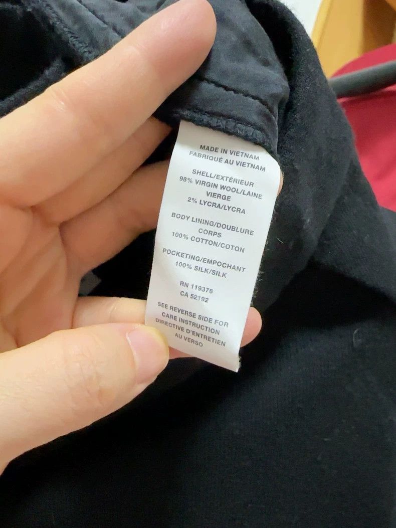 Helmut Lang HELMUT LANG size0 Lady's woolen trousers Size 38" / US 16 / IT 52 - 3 Thumbnail