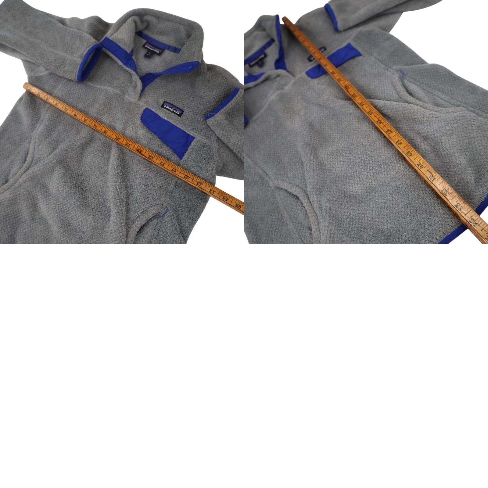 Patagonia VINTAGE Patagonia Womens Medium Pile Snap T Sweater Gray Size M / US 6-8 / IT 42-44 - 8 Thumbnail