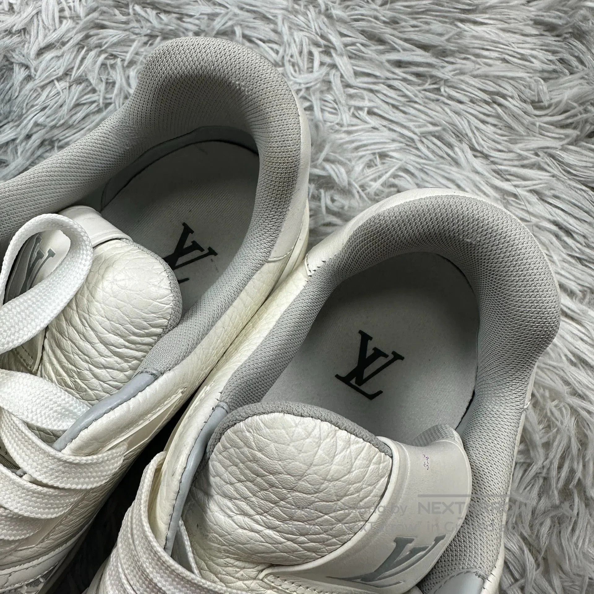 Louis Vuitton lv trainer white cement sneakers size 6. Size US 7 / EU 40 - 7 Thumbnail