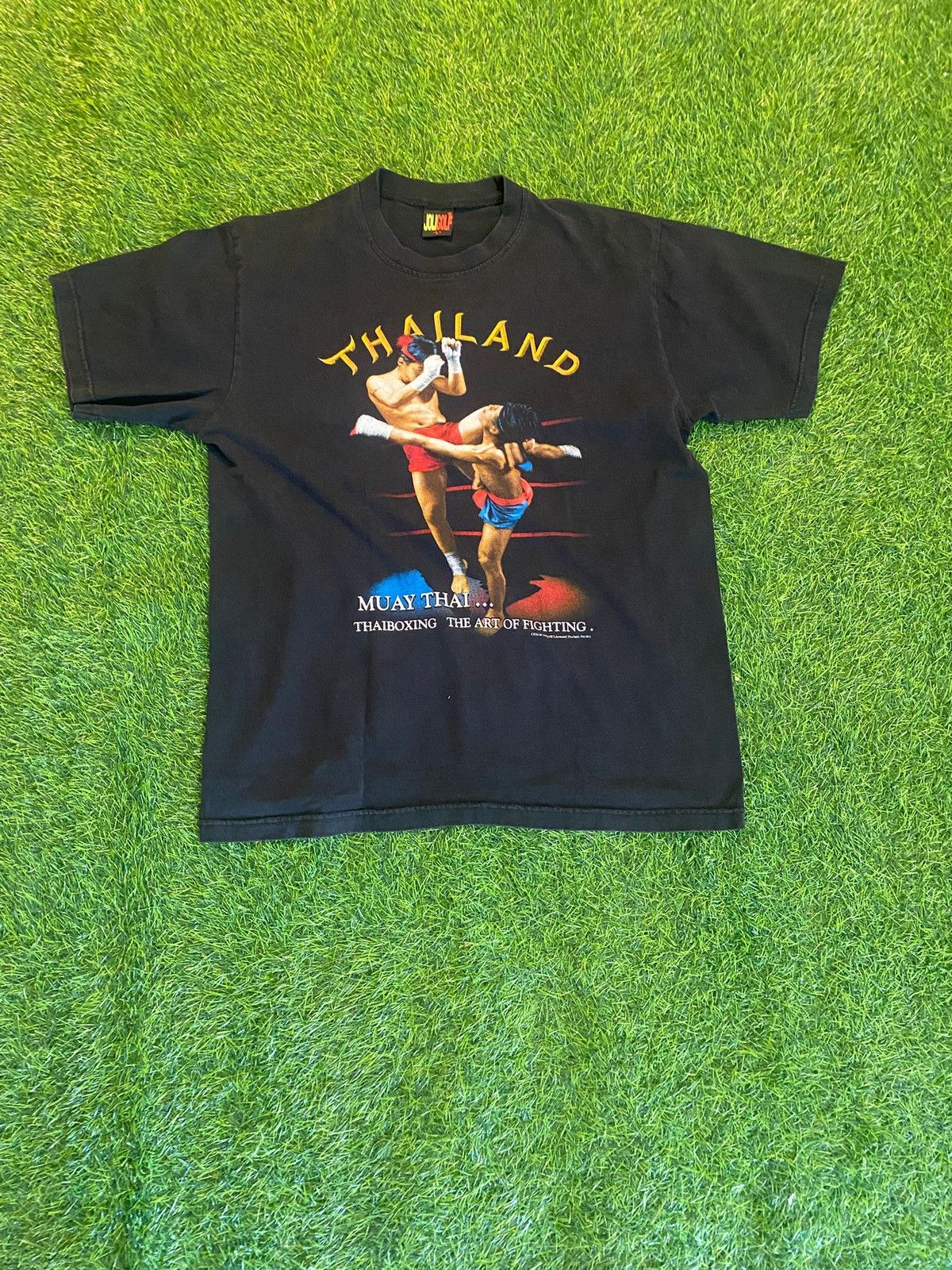 Other Vintage streetwear thailand muay thai t shirt size large Size US L / EU 52-54 / 3 - 1 Thumbnail