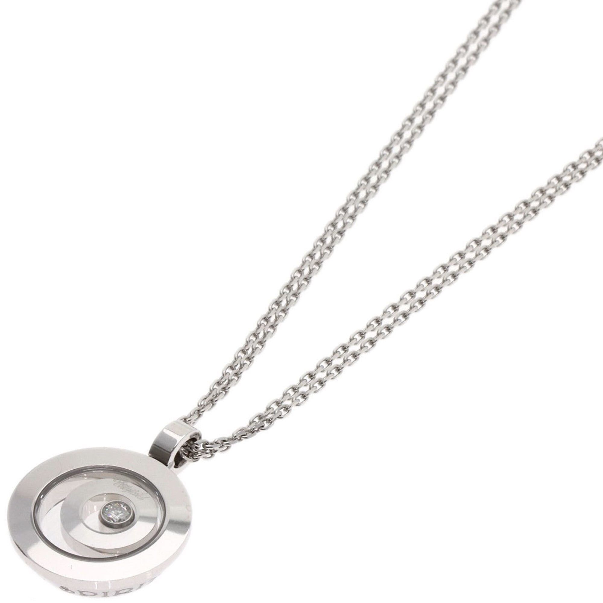 Chopard Chopard Happy Diamonds Necklace 18K White Gold Women's Size ONE SIZE - 1 Thumbnail