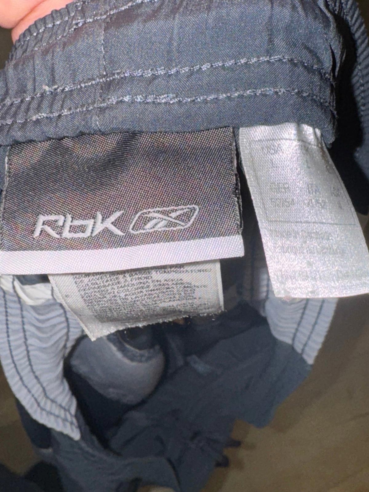 Reebok Reebok Nylon Black/Grey Hoop Shorts Mens LG 90s Size US 34 / EU 50 - 4 Thumbnail