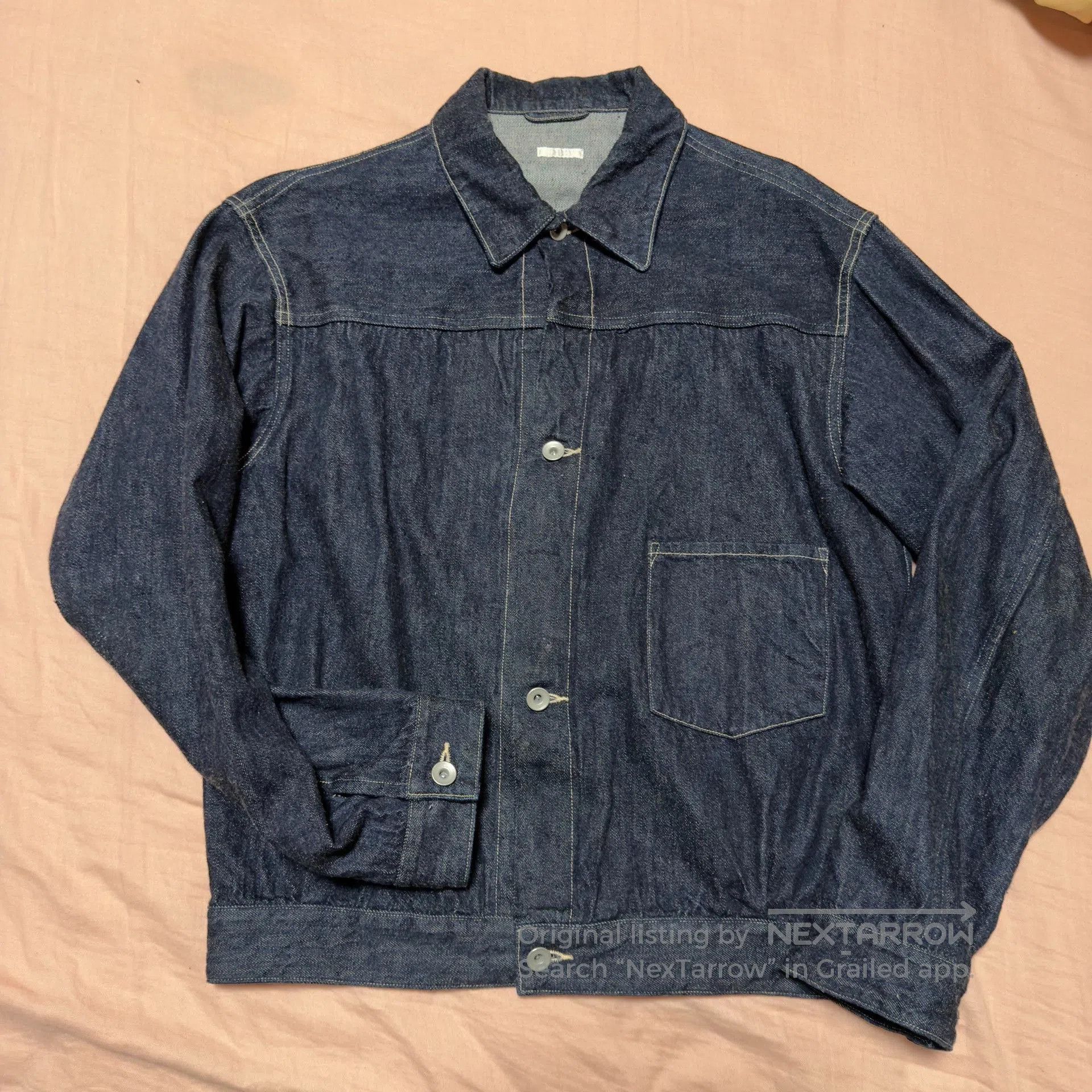 Comoli COMOLI DENIM/LEATHER WORK JACKET | Grailed