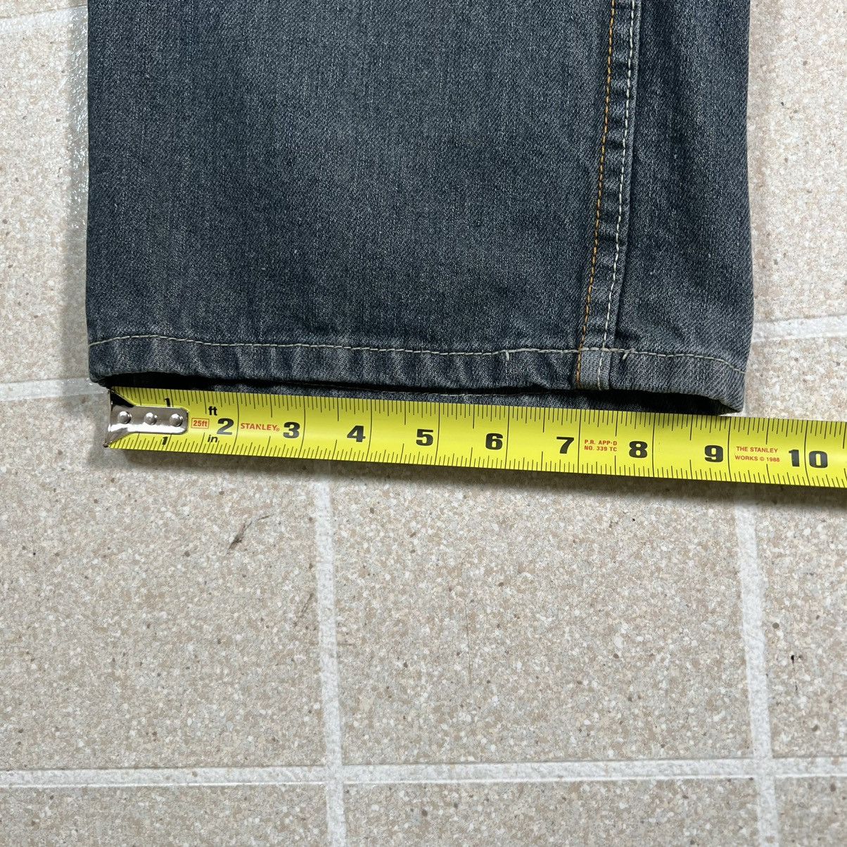 Blue Gear Y2K Blue Gear Baggy Embroidered Embellished Jeans Wide Leg Size US 40 / EU 56 - 7 Thumbnail
