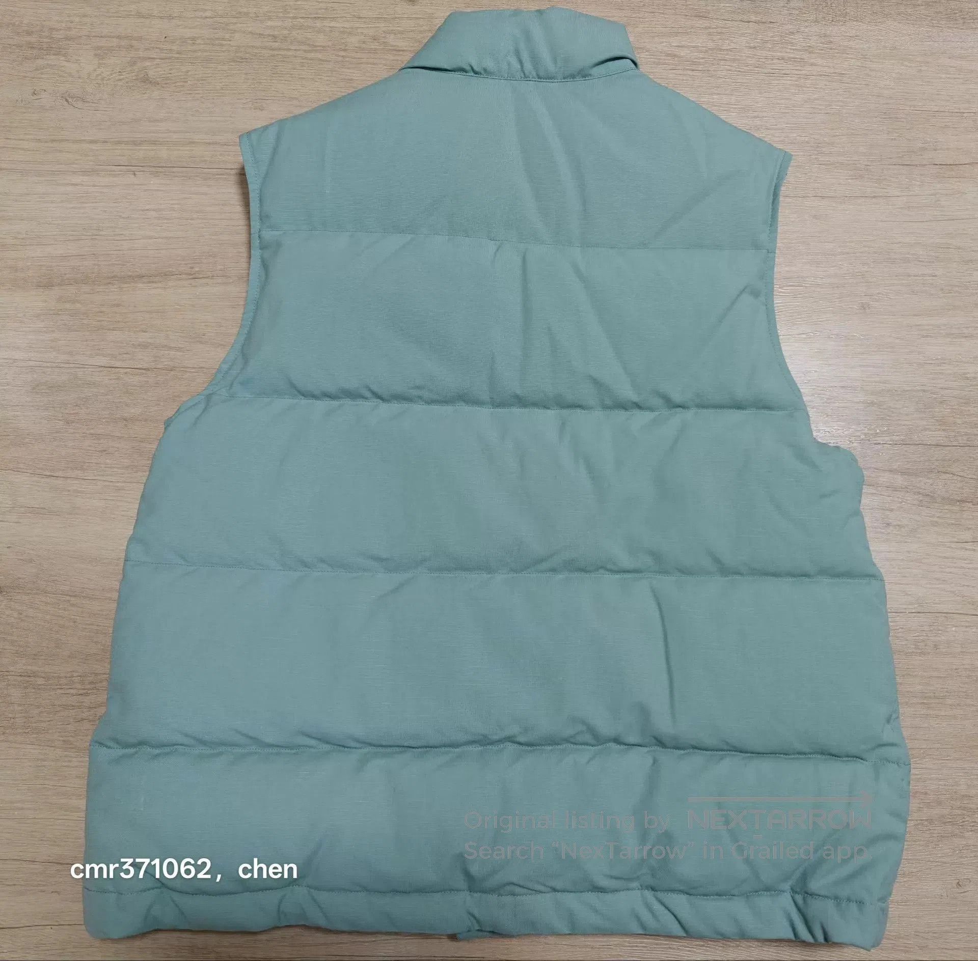Visvim Green Puffer Vest with Front Pockets . Size US S / EU 44-46 / 1 - 4 Thumbnail