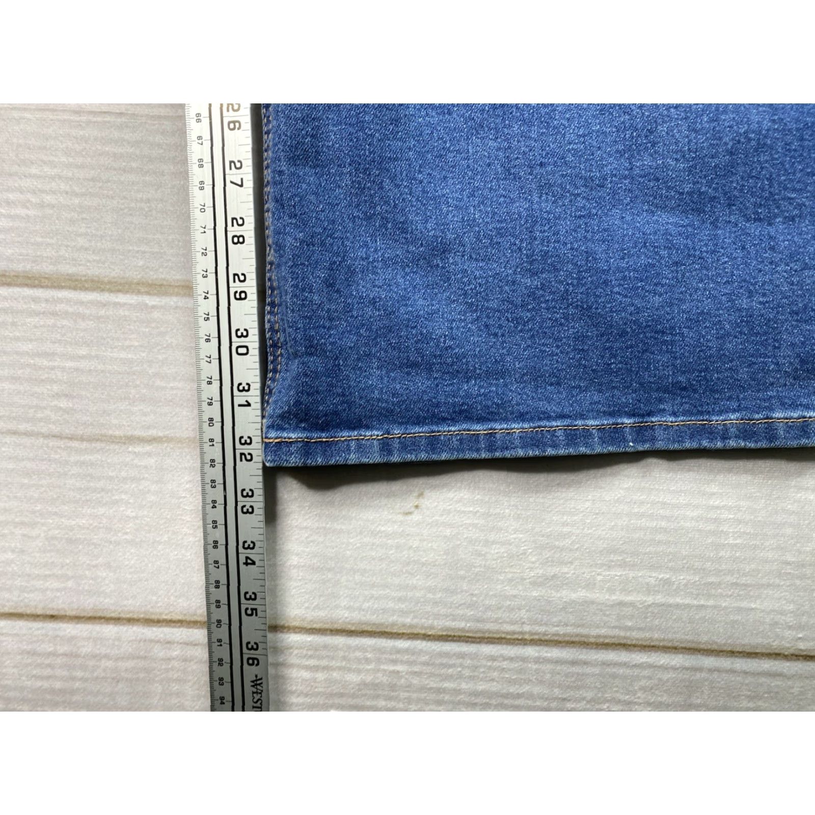 Vintage Sofia Vergara Sofia Jeans 16 Margot Wide-Leg High Rise Waist Distressed NWT Jeans Womens Size 38" / US 16 / IT 52 - 6 Thumbnail