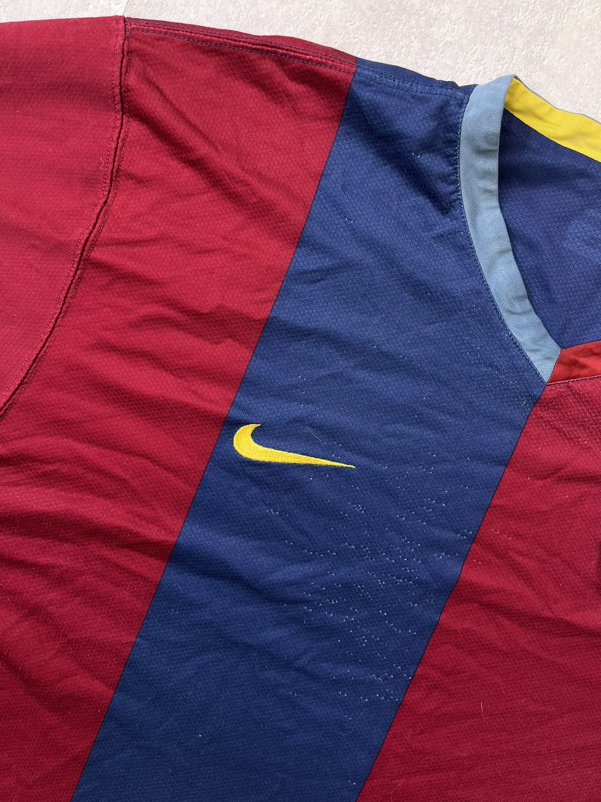 Nike × Vintage 06/07 Nike Barcelona Vintage Soccer Y2K Retro Jersey Size US XL / EU 56 / 4 - 2 Thumbnail