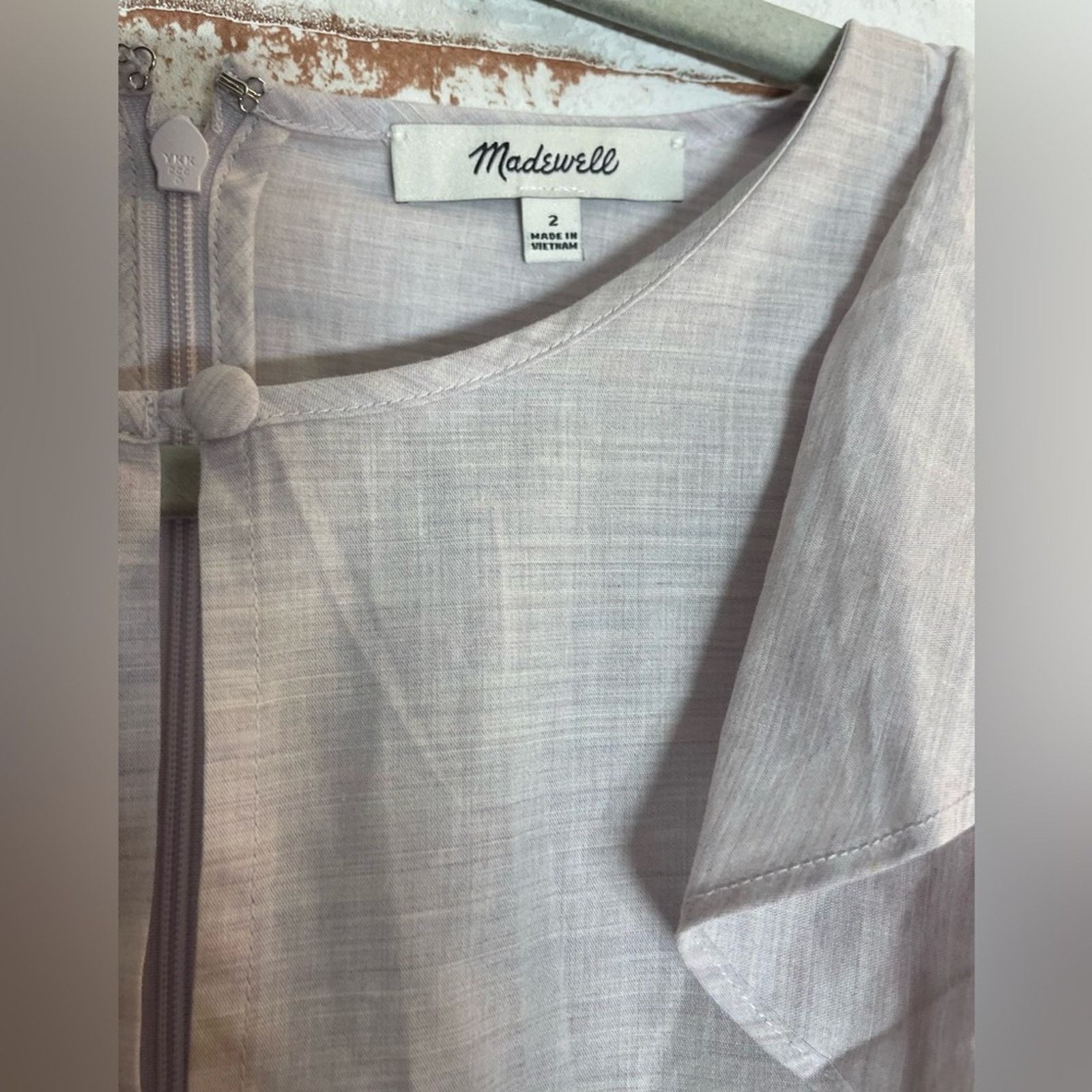 Madewell Madewell Soft Lavender Dress Size S / US 4 / IT 40 - 2 Thumbnail