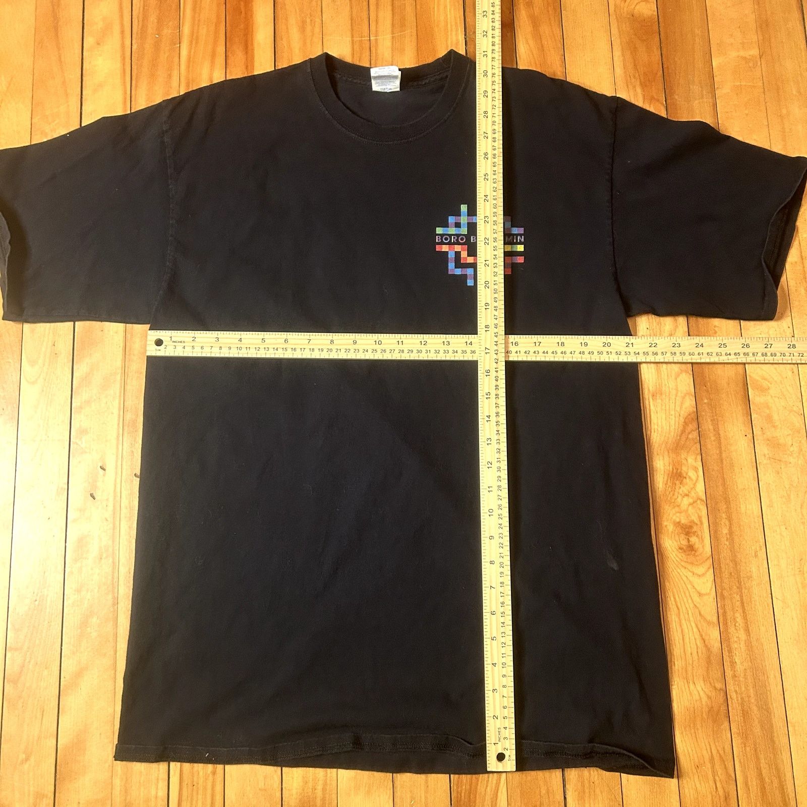 Vintage Modern Boro Benjamin Black T-Shirt XL Size US XL / EU 56 / 4 - 6 Thumbnail