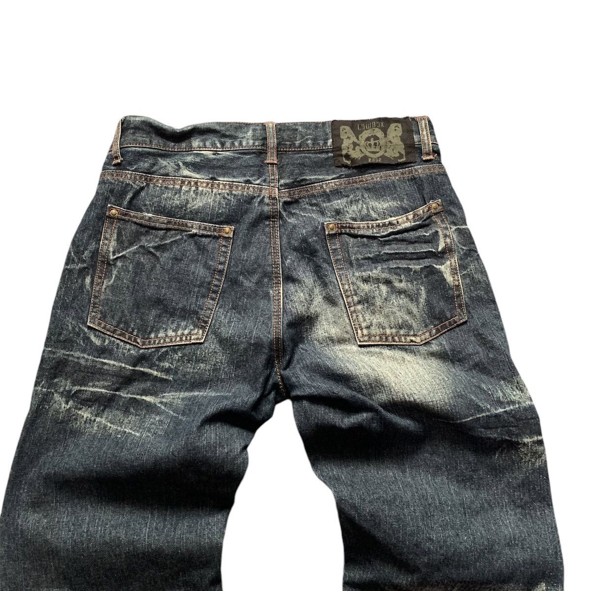 Japanese Brand Low box flare jeans ifsixwasnine lgb style Size US 30 / EU 46 - 4 Thumbnail