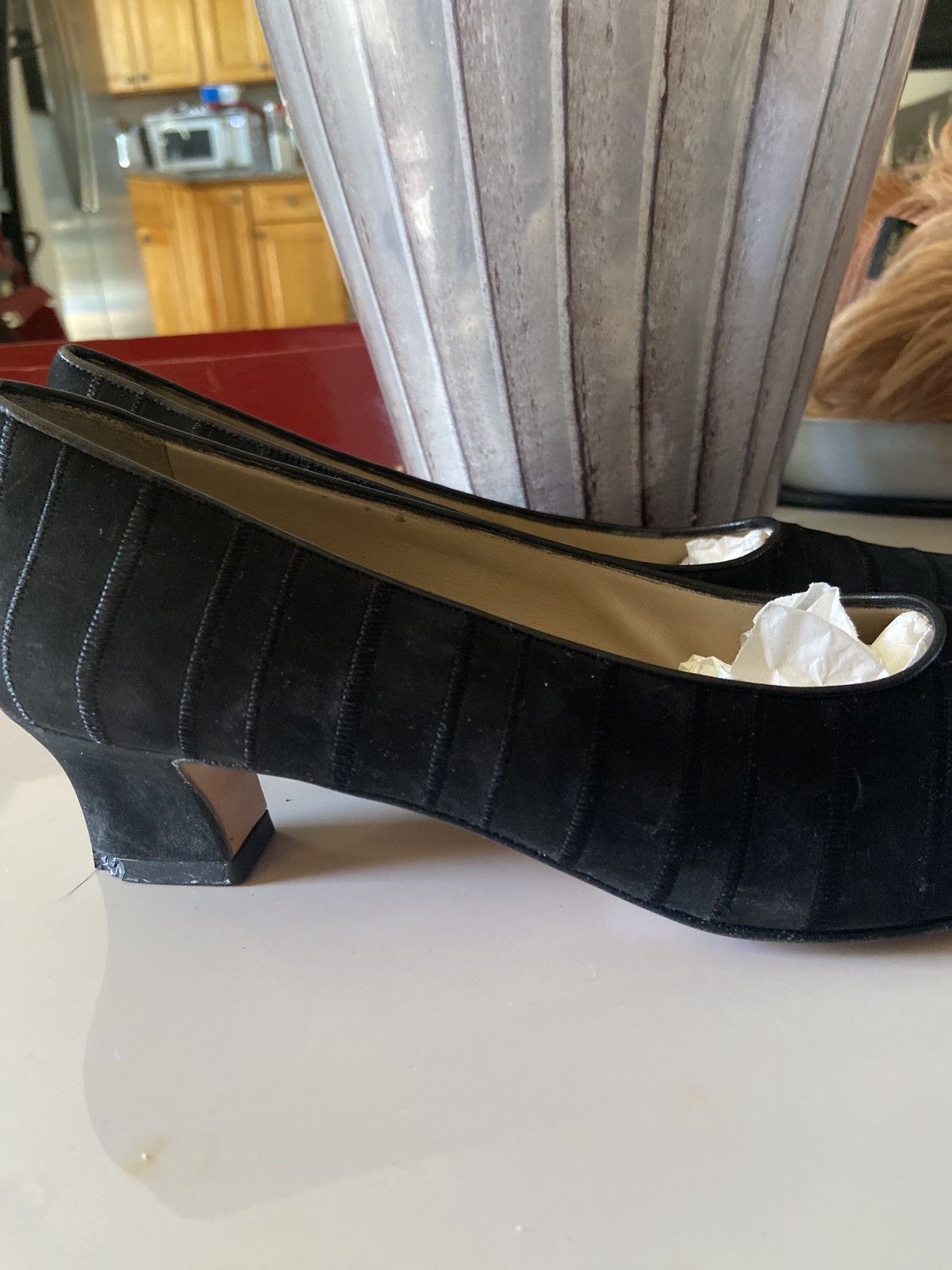 Salvatore Ferragamo Ferragamo suede heels Size US 8.5 / IT 38.5 - 4 Thumbnail