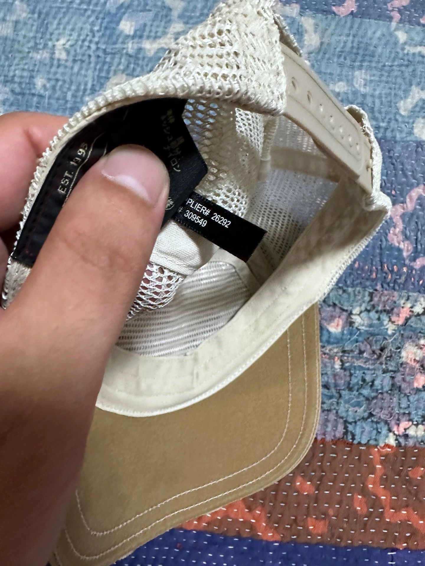 RRL Ralph Lauren rrl trucker hat mesh one size used Size ONE SIZE - 5 Thumbnail