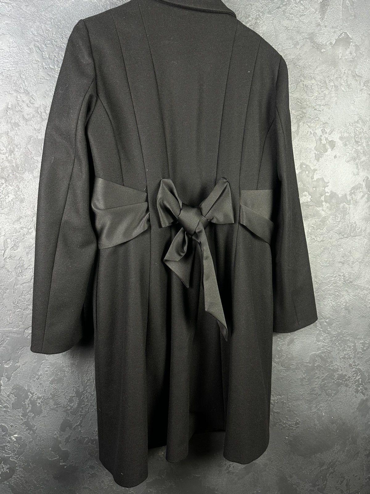 Love Moschino Love Moschino Black Wool Jackets & Women's Coat Size M / US 6-8 / IT 42-44 - 8 Thumbnail