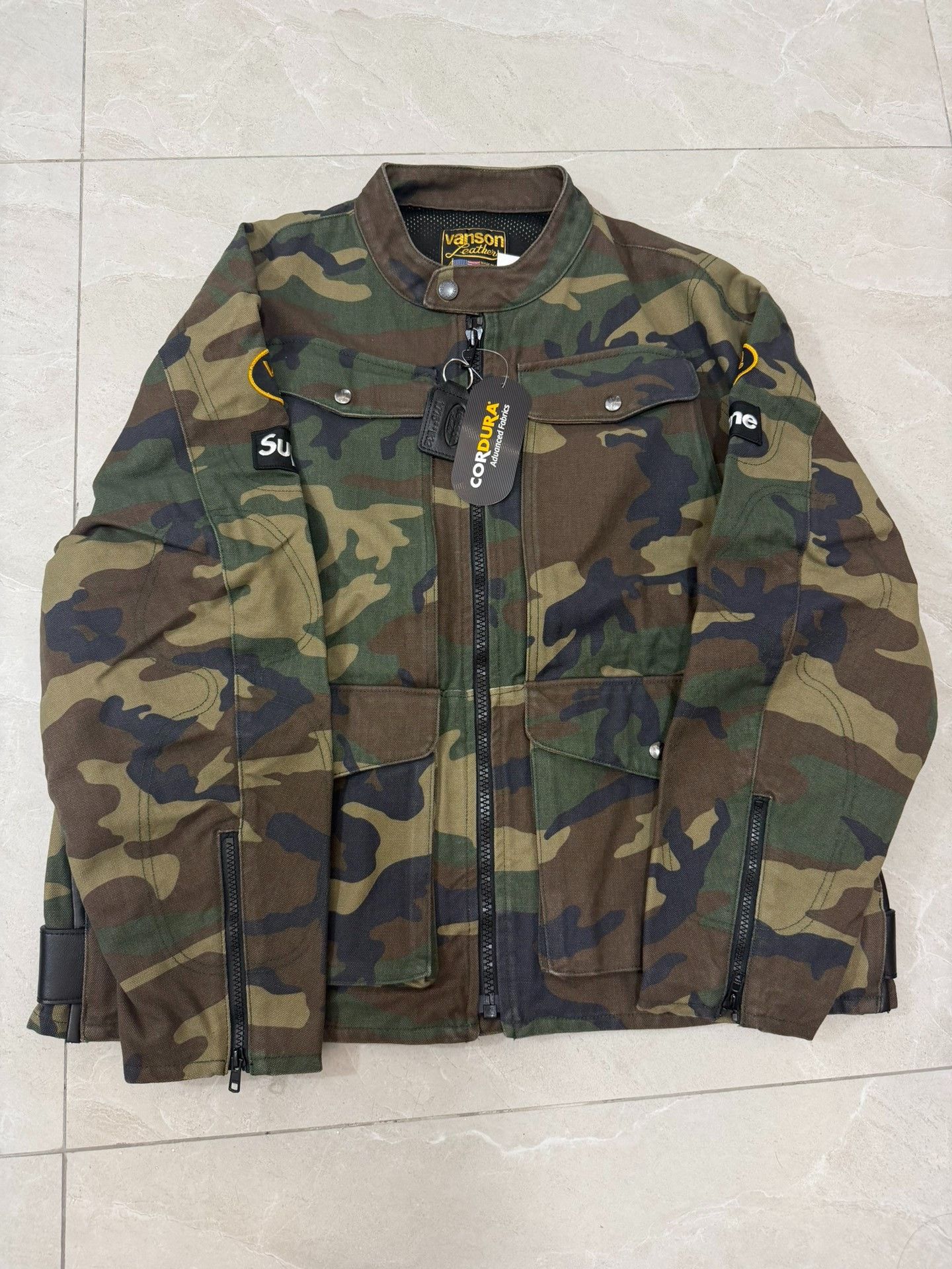 Supreme Supreme Vanson Leathers Cordura Jacket Size US L / EU 52-54 / 3 - 1 Thumbnail