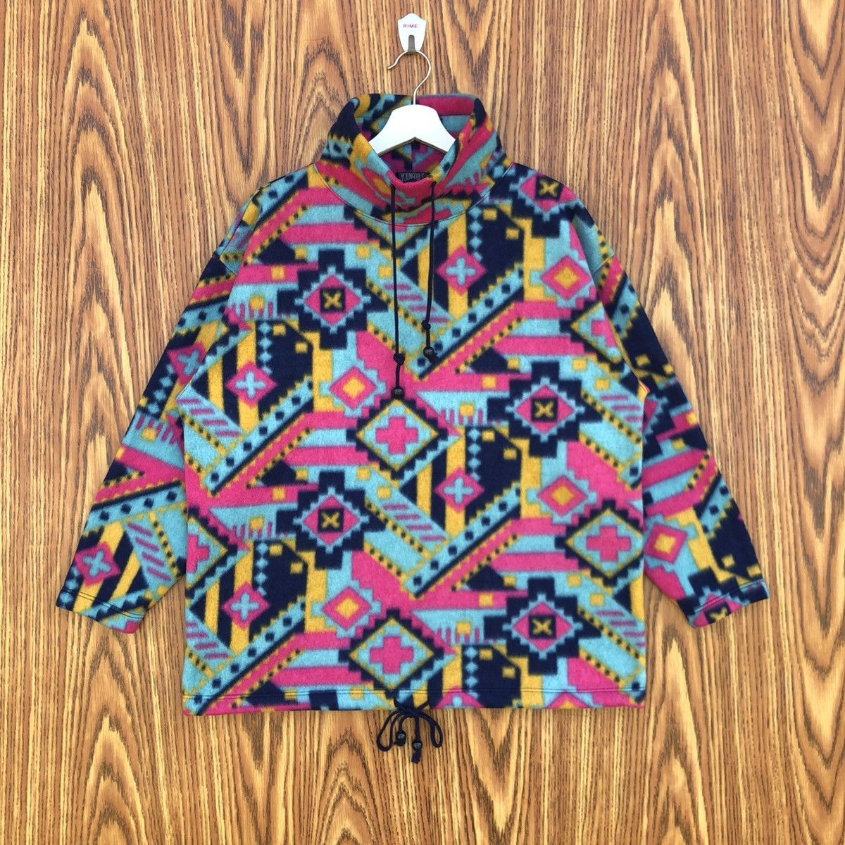 Vintage Vintage Youngdult Fleece Turtleneck Navajo Design Size US L / EU 52-54 / 3 - 1 Thumbnail
