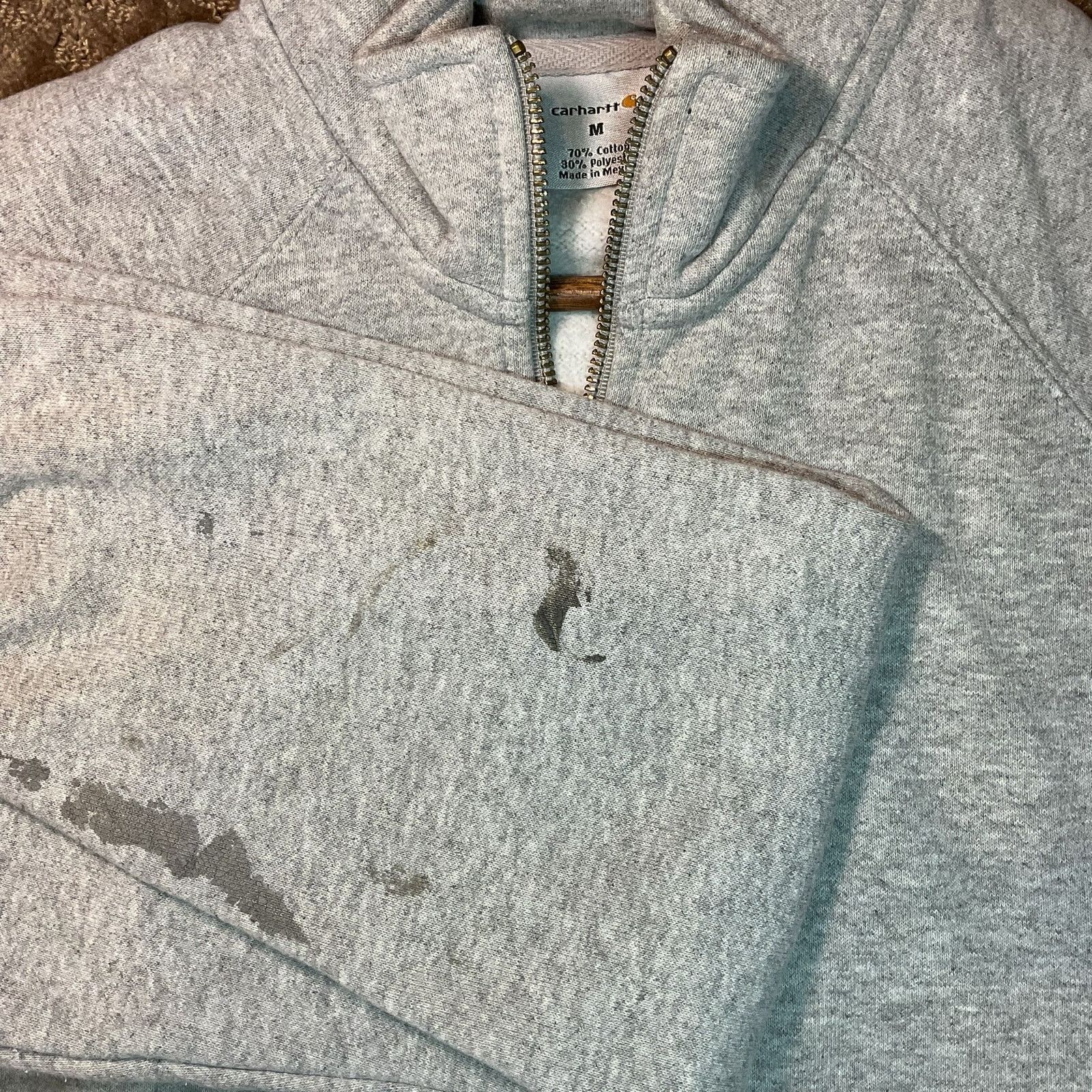Carhartt 🧥 Vintage Carhartt Sweatshirt – Heather Gray Size M Size M / US 6-8 / IT 42-44 - 5 Thumbnail