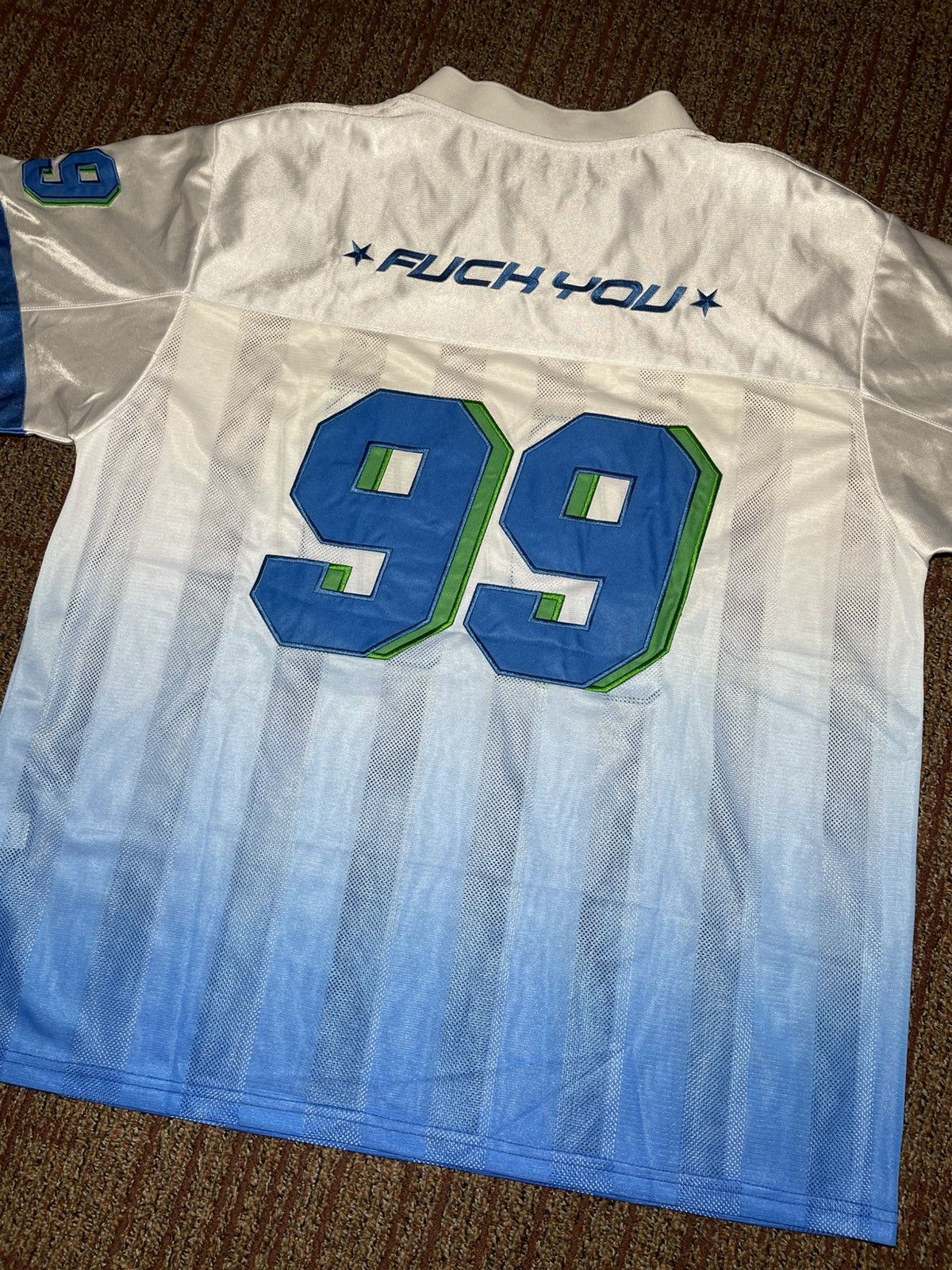 Fuck The Population FTP F.U. Football Jersey (XX-Large) Size US XXL / EU 58 / 5 - 4 Thumbnail