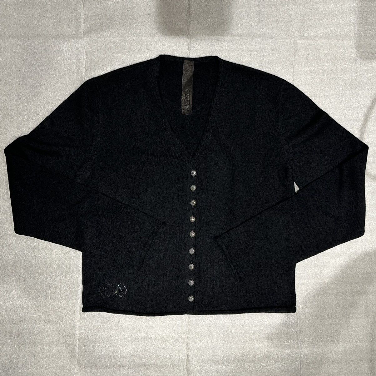 Chrome Hearts Chrome Hearts Rhinestone Floral Hearts Cardigan Size M / US 6-8 / IT 42-44 - 2 Thumbnail