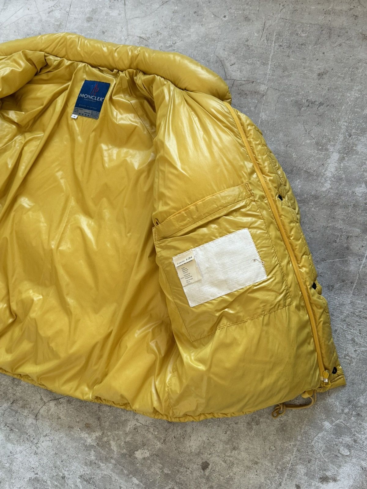 Moncler !Extremely rare Moncler Grenoble yellow puffer jacket Size US XL / EU 56 / 4 - 20 Thumbnail