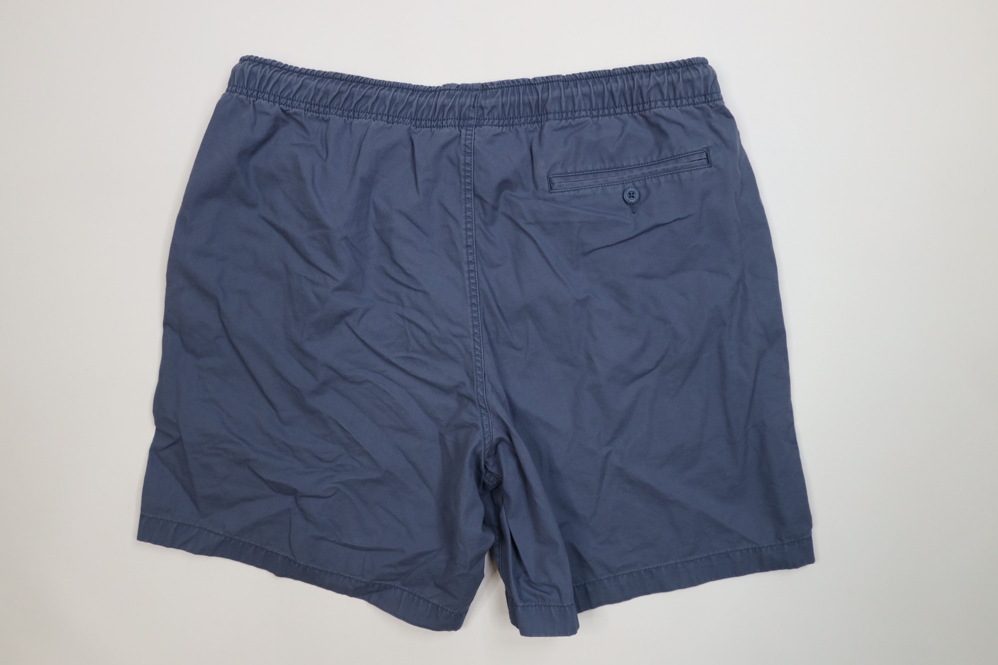 L.L. Bean Vtg 90s Y2K LL Bean Above Knee Shorts Organic Cotton Blue Size US 36 / EU 52 - 8 Thumbnail