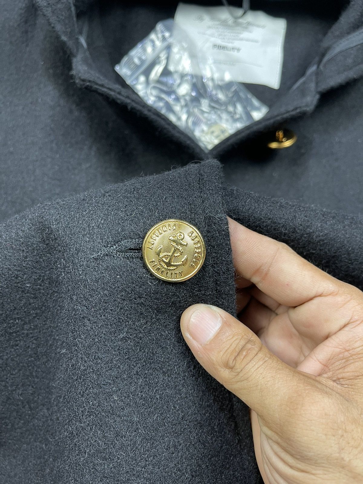 Fidelity Fidelity CPO Army By Gerald & Steward Wool Bat Blouses Size ONE SIZE - 7 Thumbnail