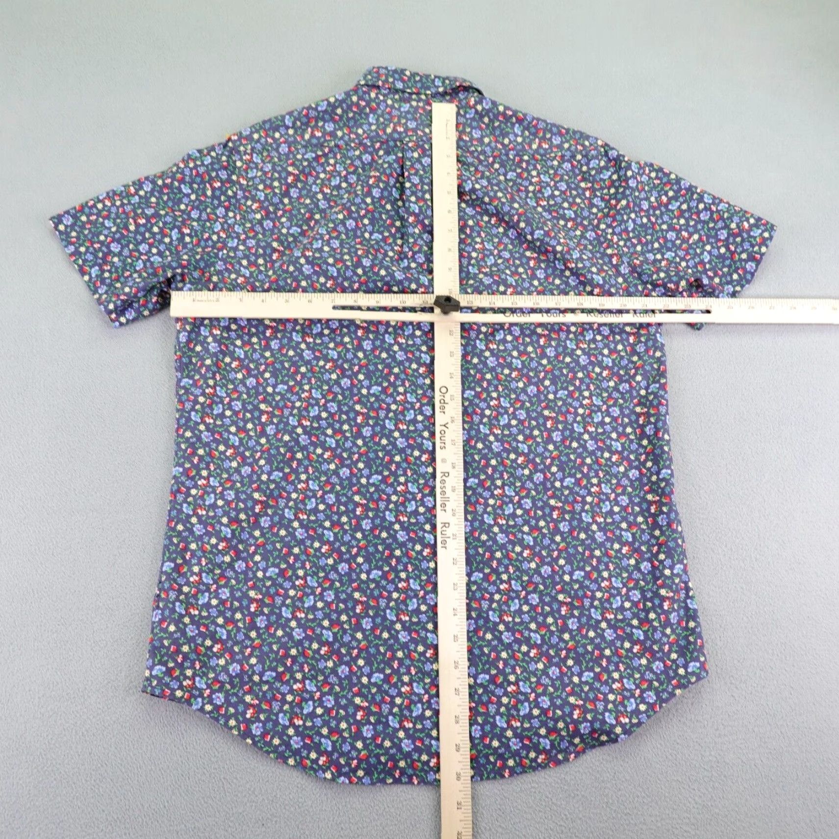Ralph Lauren Ralph Lauren Shirt Mens Medium Blue Ditsy Floral Button-Up Pony Logo Flowers Size US M / EU 48-50 / 2 - 6 Thumbnail
