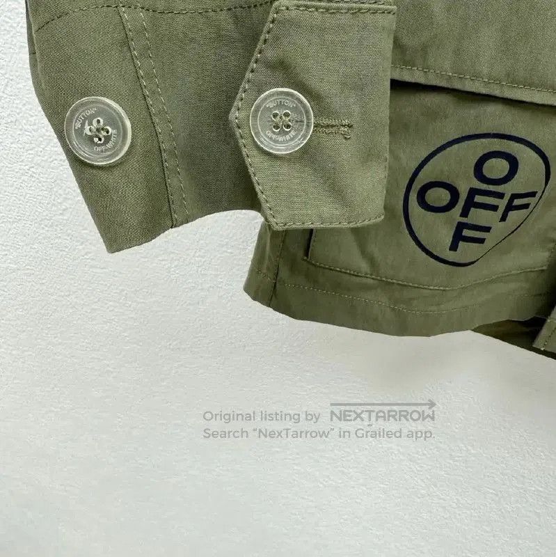 Off-White Off-White Military Green Long Sleeve Jacket . Size US XS / EU 42 / 0 - 4 Thumbnail