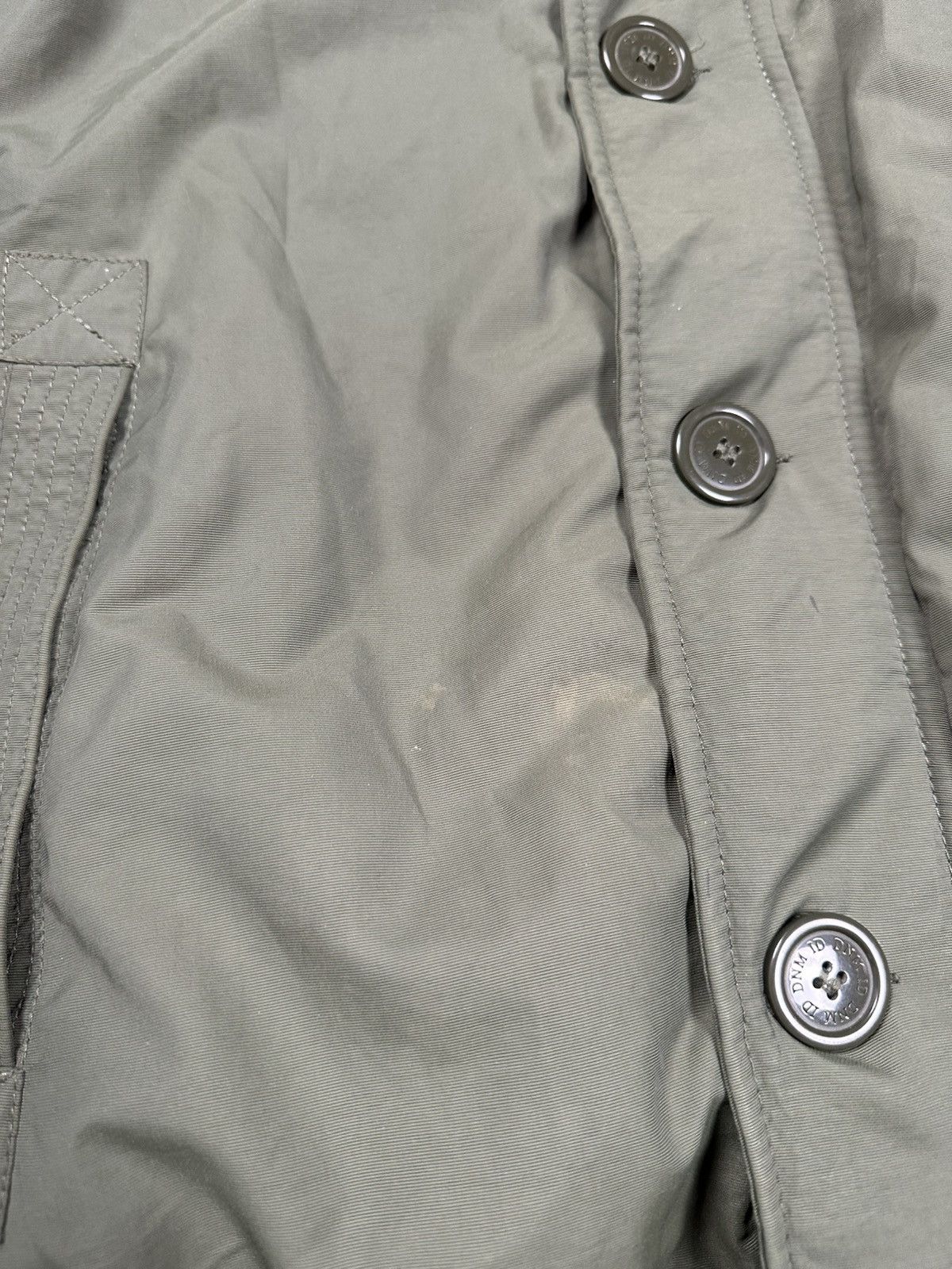 If Six Was Nine × Japanese Brand × Le Grande Bleu (L.G.B.) Vintage Y2K Faux Fur Flyers Khaki Bomber Jacket Size US L / EU 52-54 / 3 - 4 Thumbnail