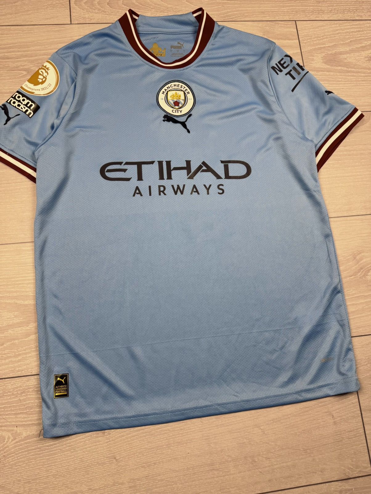 Puma Manchester City Puma 2021/2022 Home Jersey #9 Haaland Size US L / EU 52-54 / 3 - 4 Thumbnail