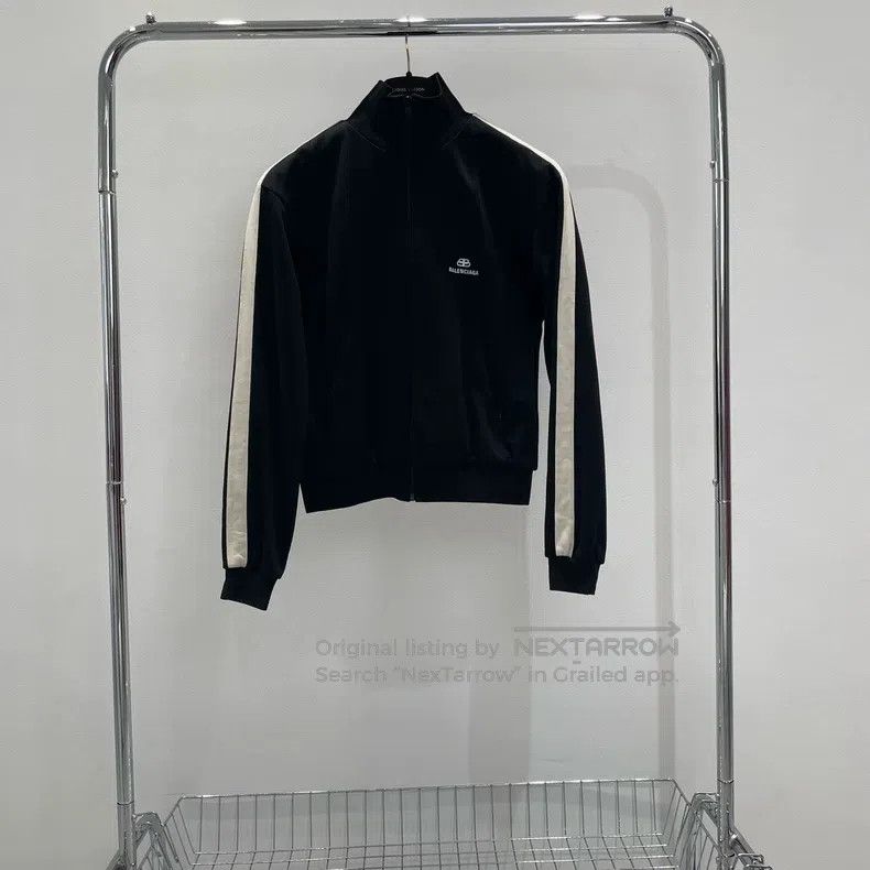 Balenciaga Balenciaga Lock Stitch Embroidered Black and White Patchwo Size US S / EU 44-46 / 1 - 5 Thumbnail