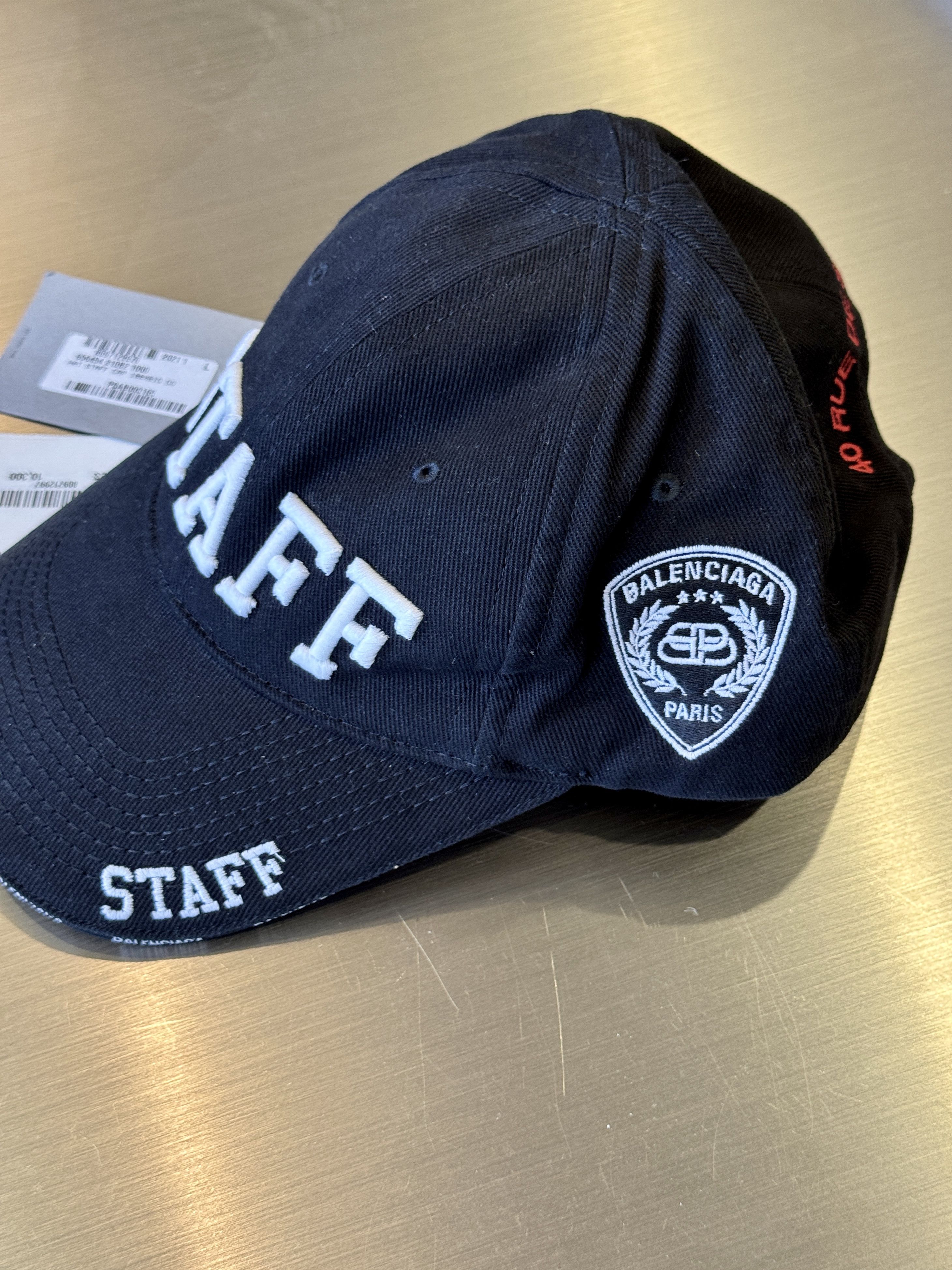 Balenciaga Staff Cap Size ONE SIZE - 3 Thumbnail