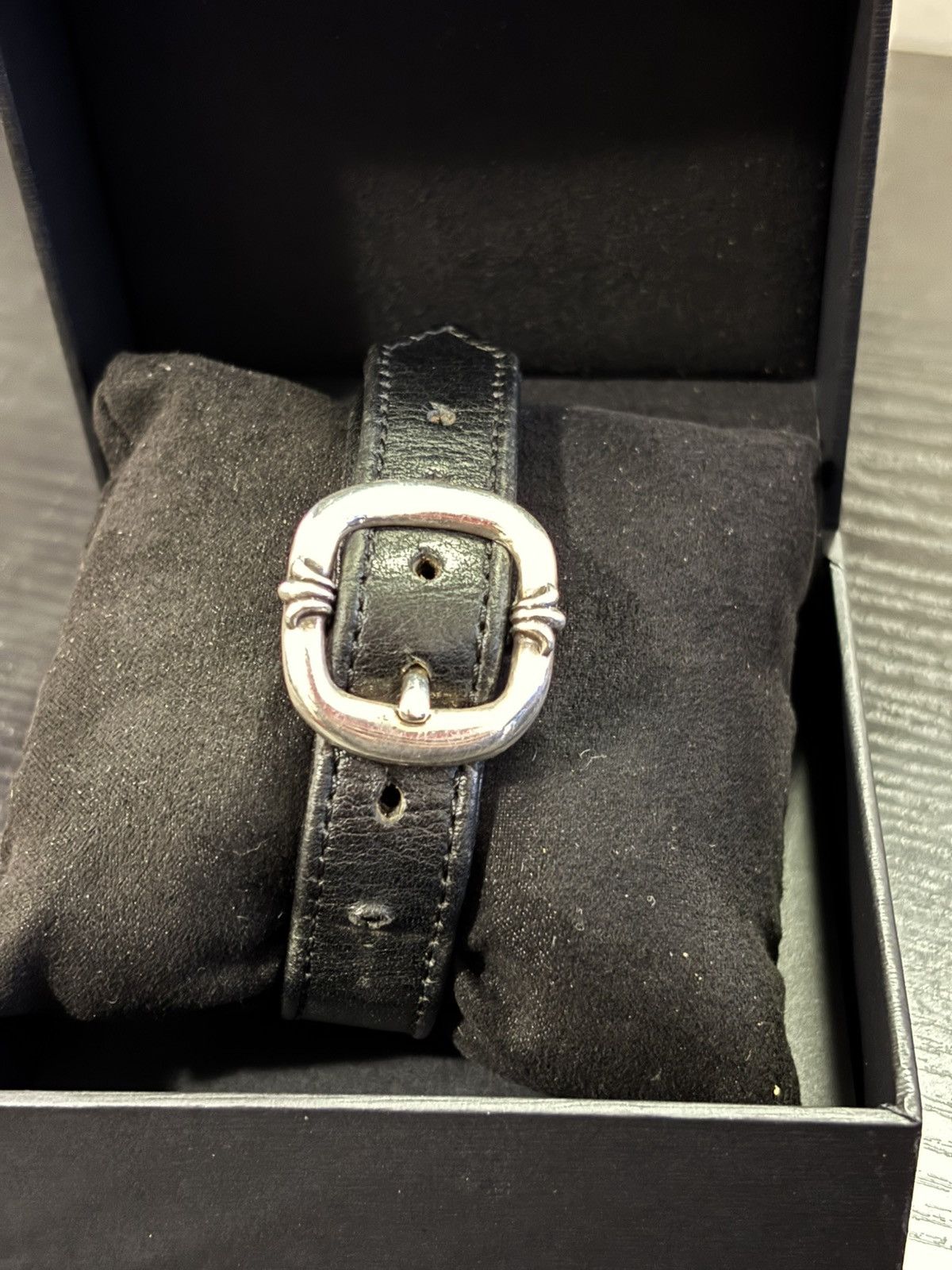 Chrome Hearts Leather Cross Bracelet Size ONE SIZE - 6 Thumbnail