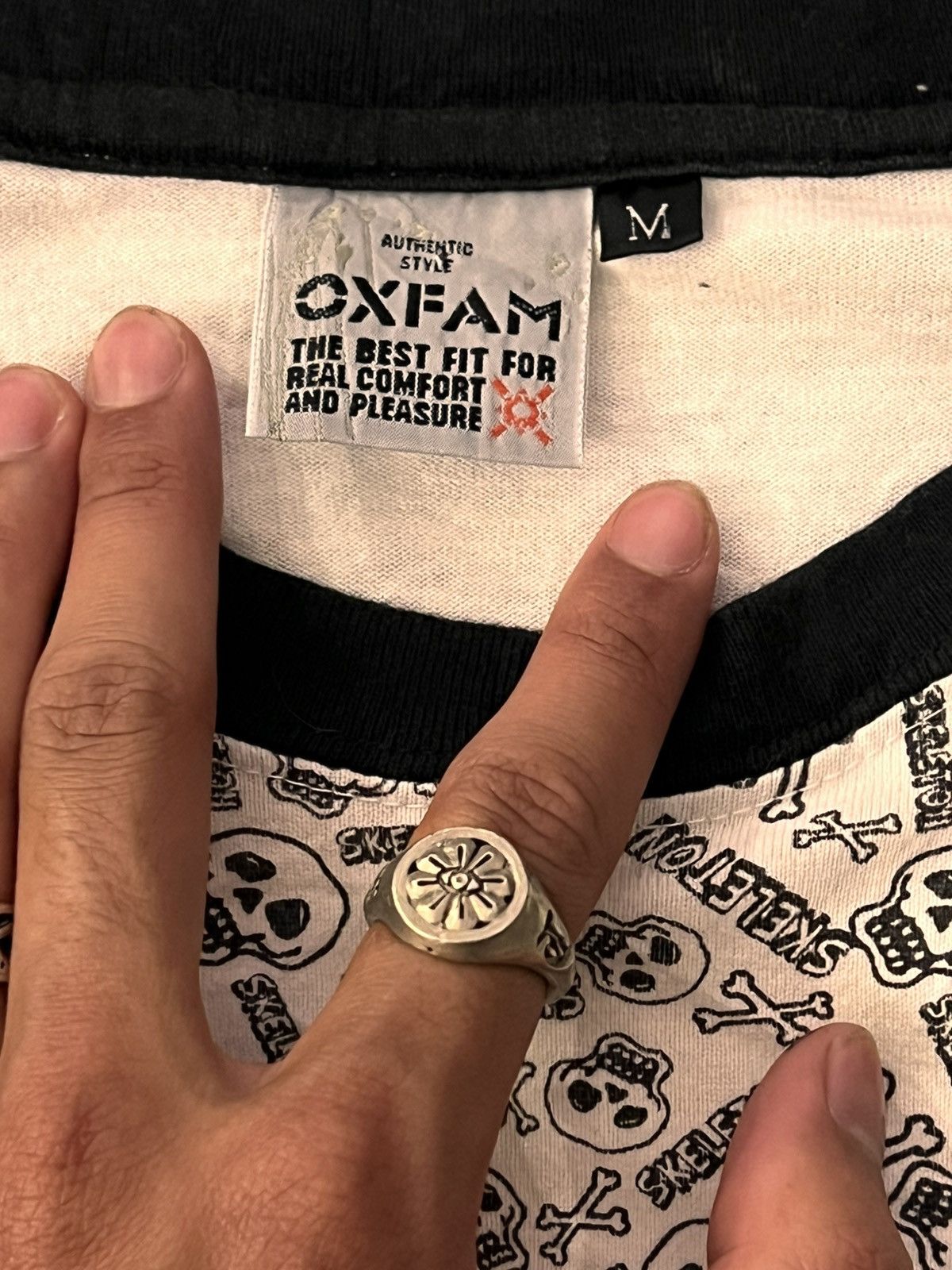Japanese Brand OXFAM SKELETON Size US M / EU 48-50 / 2 - 2 Thumbnail