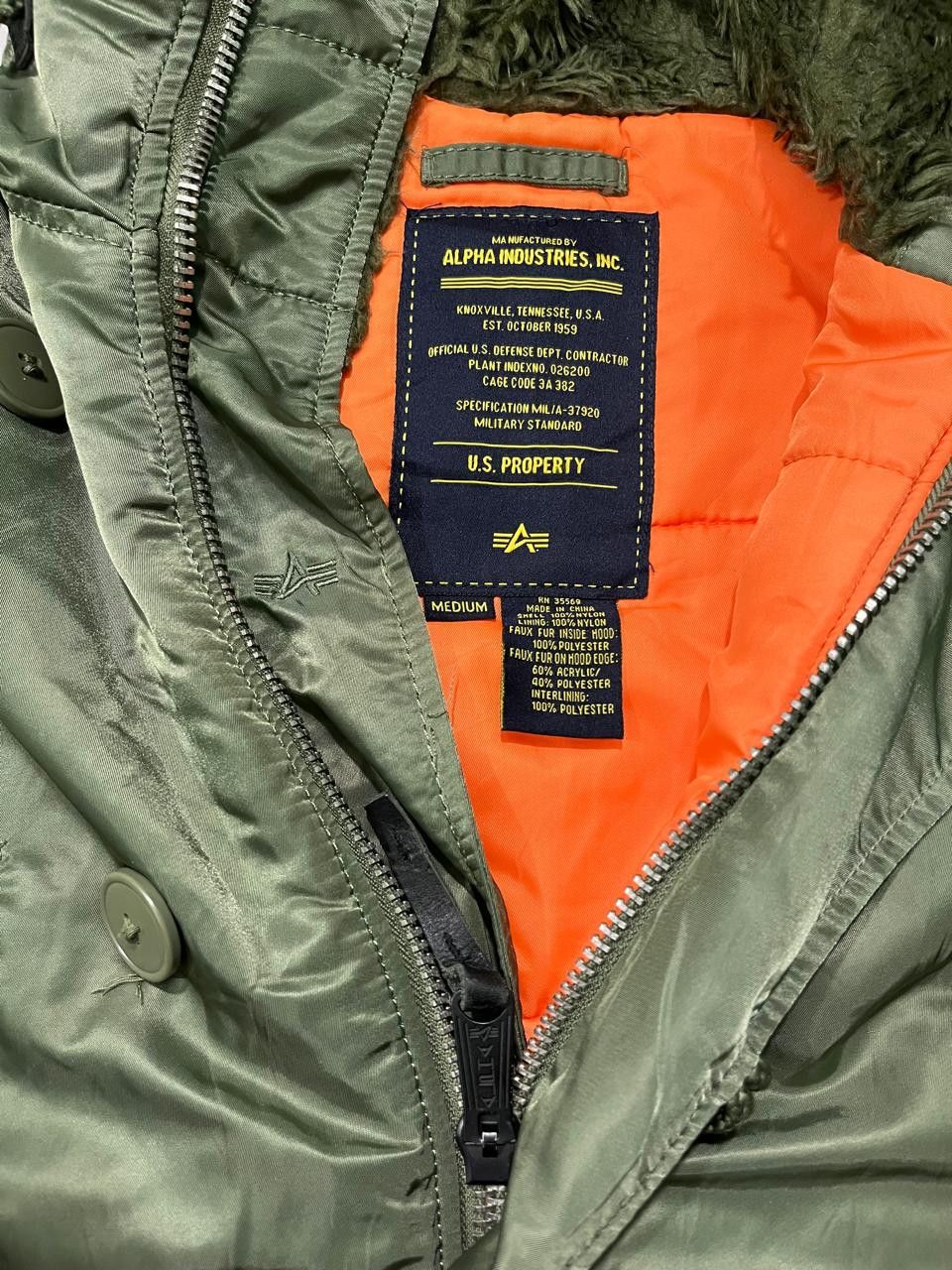 Alpha Industries Alpha Industries N3B Slim fit Parka Size US M / EU 48-50 / 2 - 6 Thumbnail