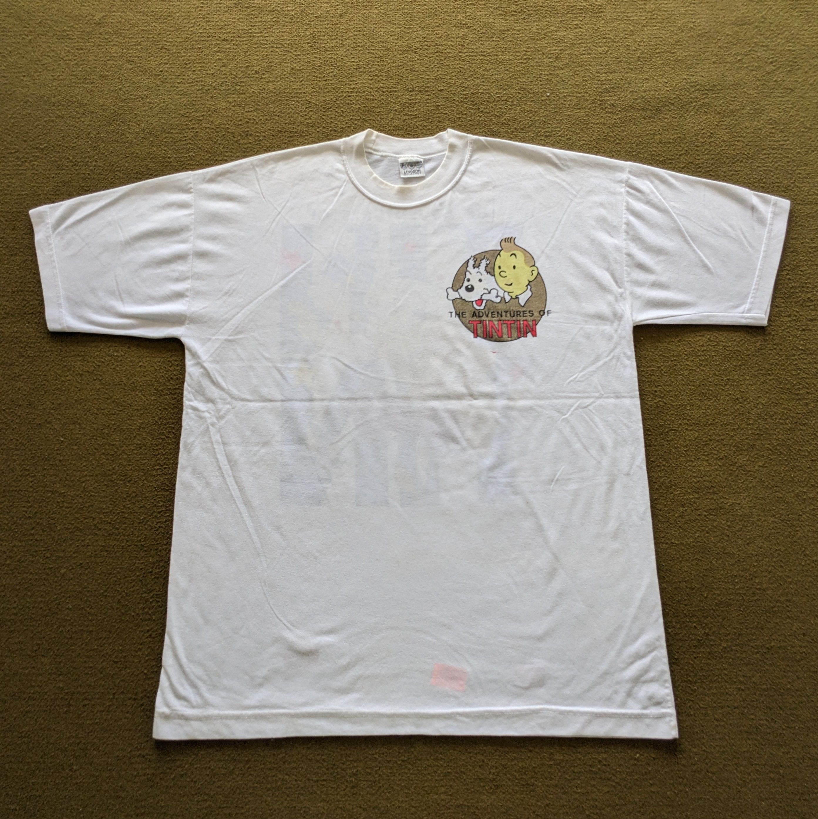 Vintage Vintage The Adventure Of Tintin American Movie T-shirt Size US L / EU 52-54 / 3 - 3 Thumbnail