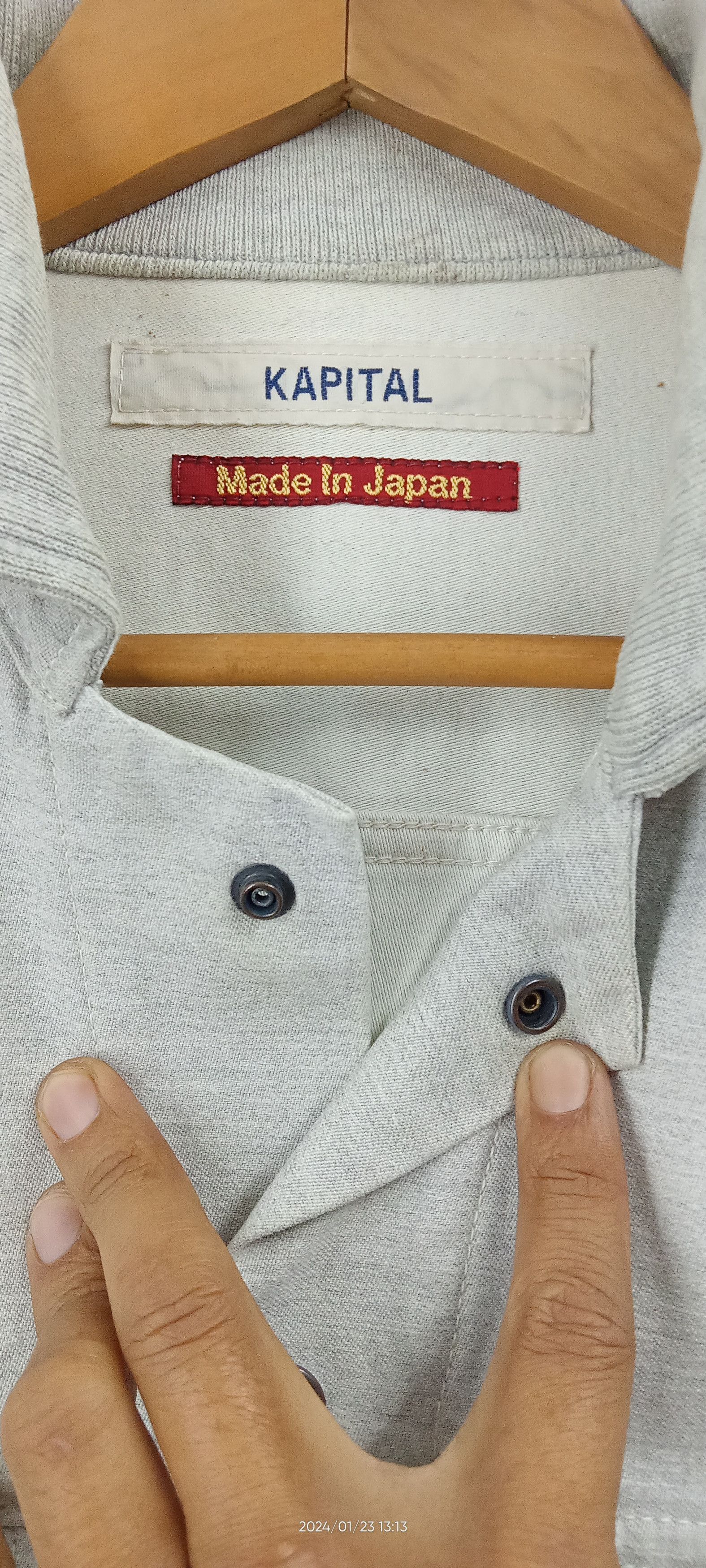 Kapital KAPITAL HARAJUKU JAPAN DENIM SNAP BUTTON JACKET SIZE 3 Size US M / EU 48-50 / 2 - 4 Thumbnail