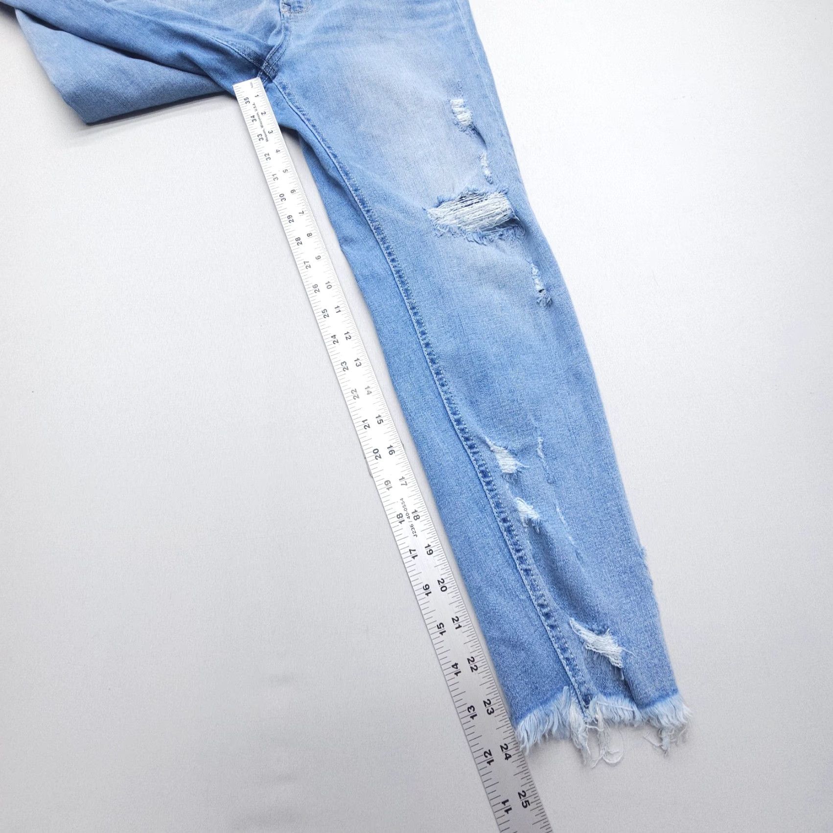 Vintage VINTAGE BUCKLE BKE Parker High Rise Ankle Skinny Jeans Buckle BKE Stella Size 27 Women's Slim Distressed Blue Denim 5-Pocket Stretch Size 27" / US 4 / IT 40 - 5 Thumbnail