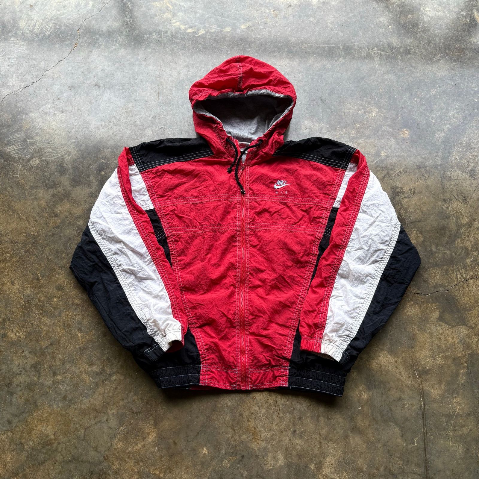 Nike Vintage 90s Y2K Nike AIR Windbreaker Size US L / EU 52-54 / 3 - 1 Thumbnail